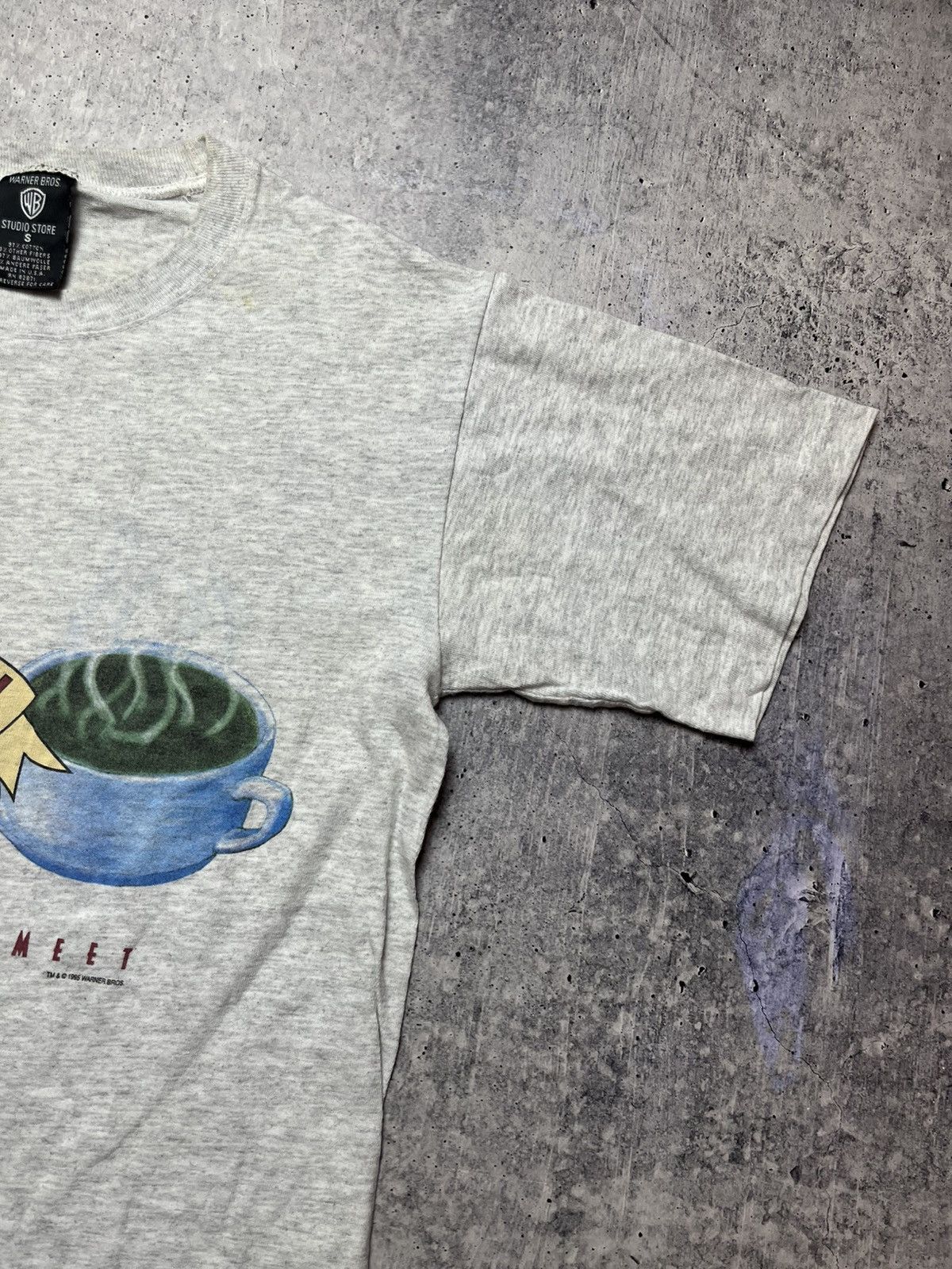 Warner Bros VTG 90s Friends Central Perk Coffee T Shirt Warner Bros Sz S Size US S / EU 44-46 / 1 - 4 Thumbnail