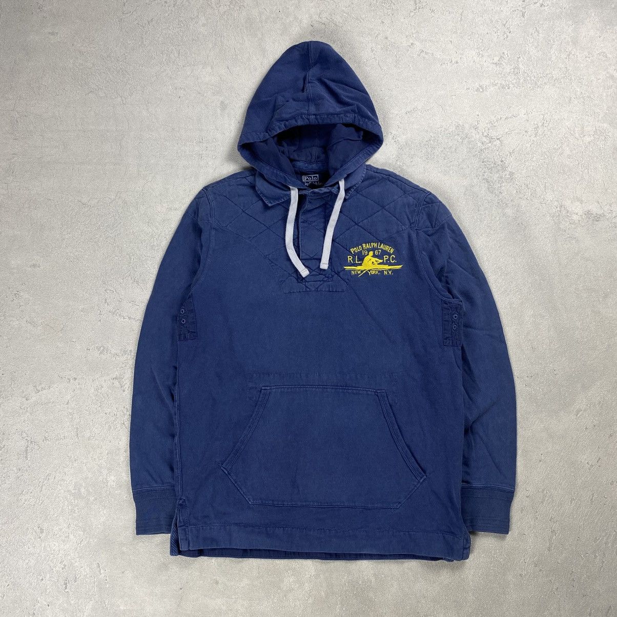 Polo Ralph Lauren Vintage Polo Ralph Lauren Embroidered Logo Rugby Hoodie Size US XS / EU 42 / 0 - 1 Thumbnail