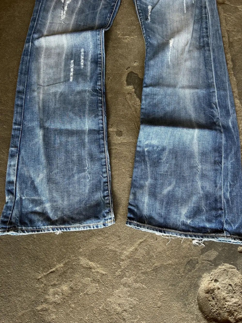 Hysteric Glamour × Japanese Brand Vintage Rick Owens Junya Watanabe Style Stone Washed Jeans Size US 32 / EU 48 - 2 Thumbnail