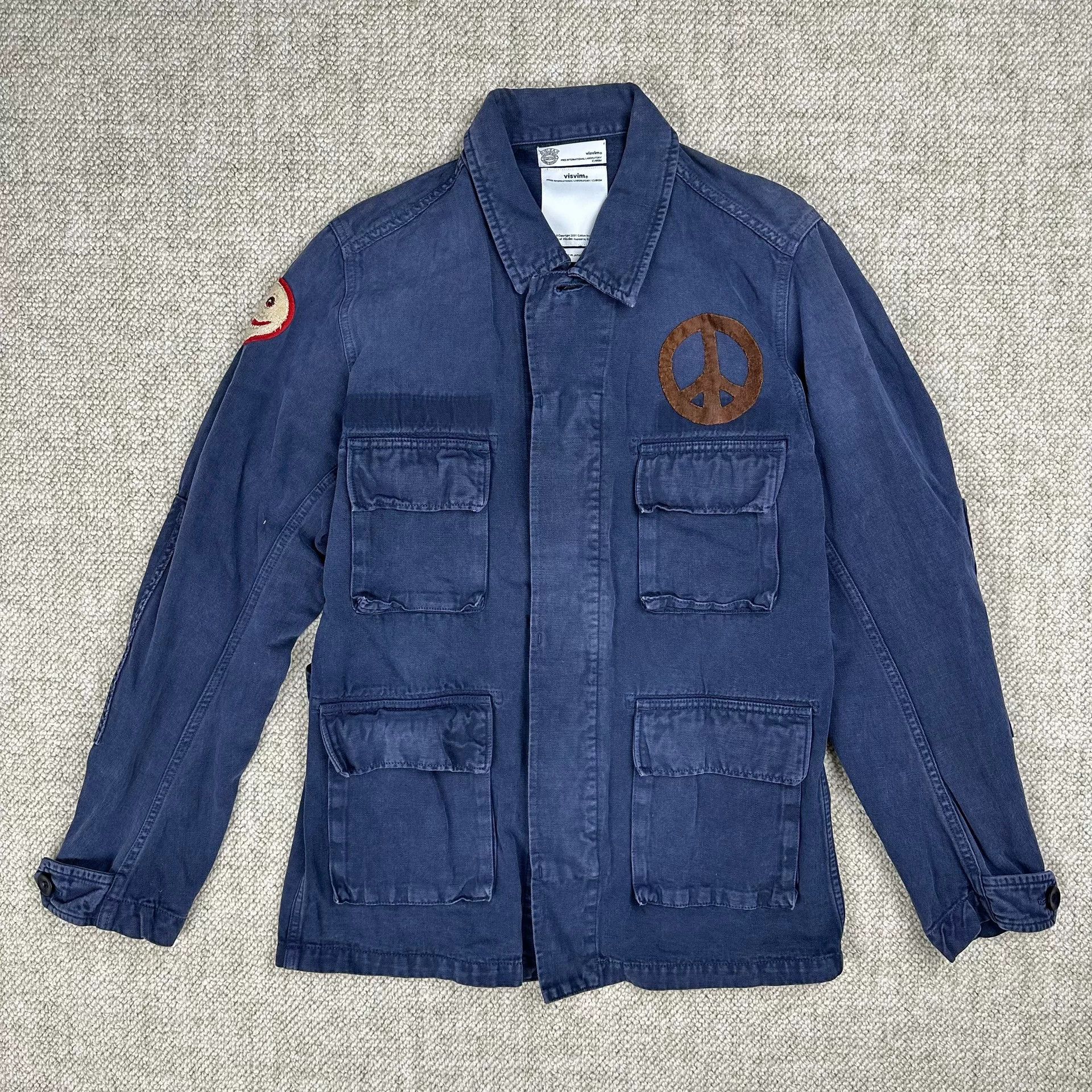 visvim Kilgore Jacket with Peace Symbol