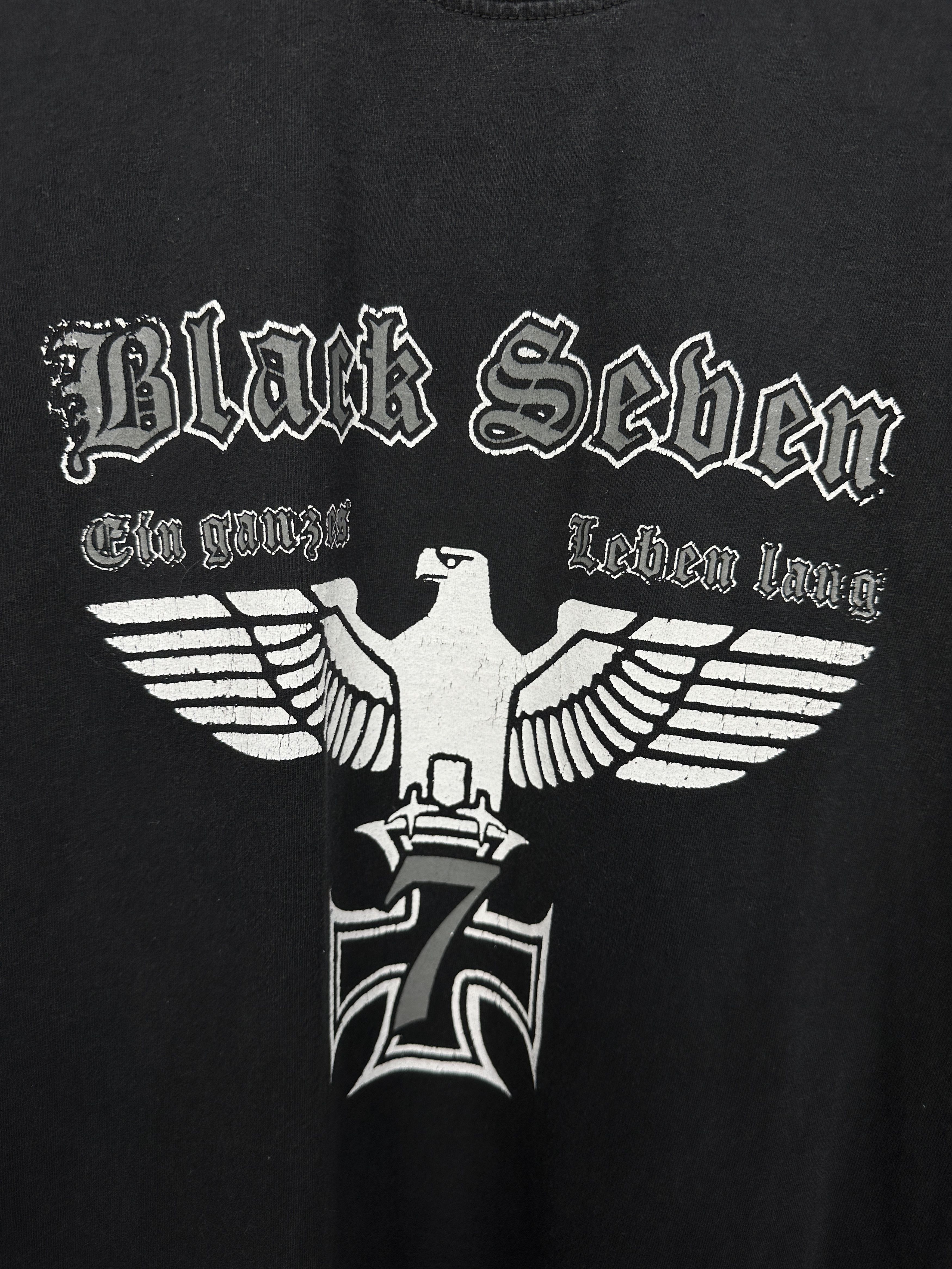 Band Tees Black Seven Mens T-Shirt Size US XL / EU 56 / 4 - 3 Thumbnail