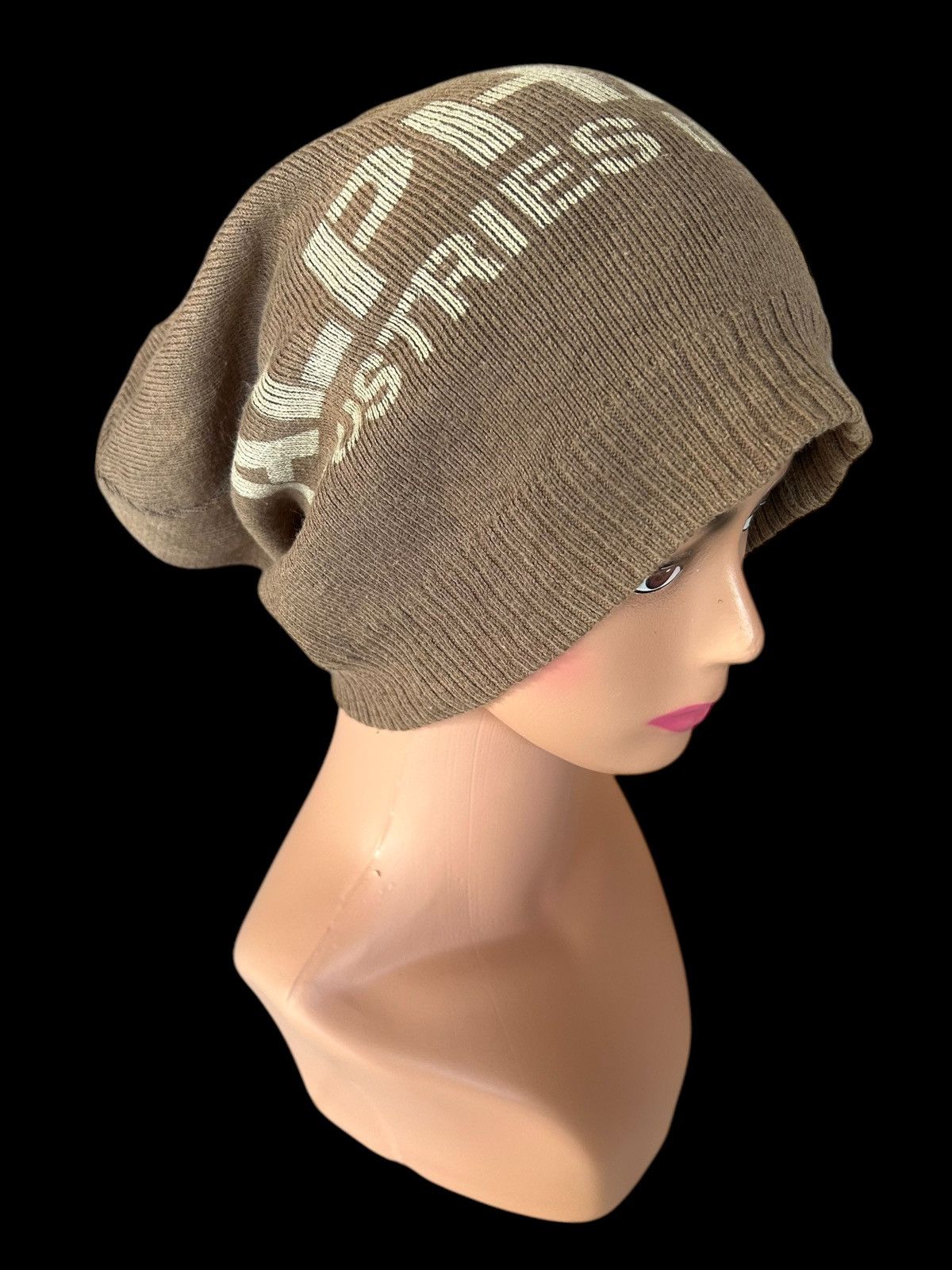 Japanese Brand × Kapital × Vintage Sunfaded Alpha Industries Vtg Big Beanie Hats Size ONE SIZE - 1 Thumbnail