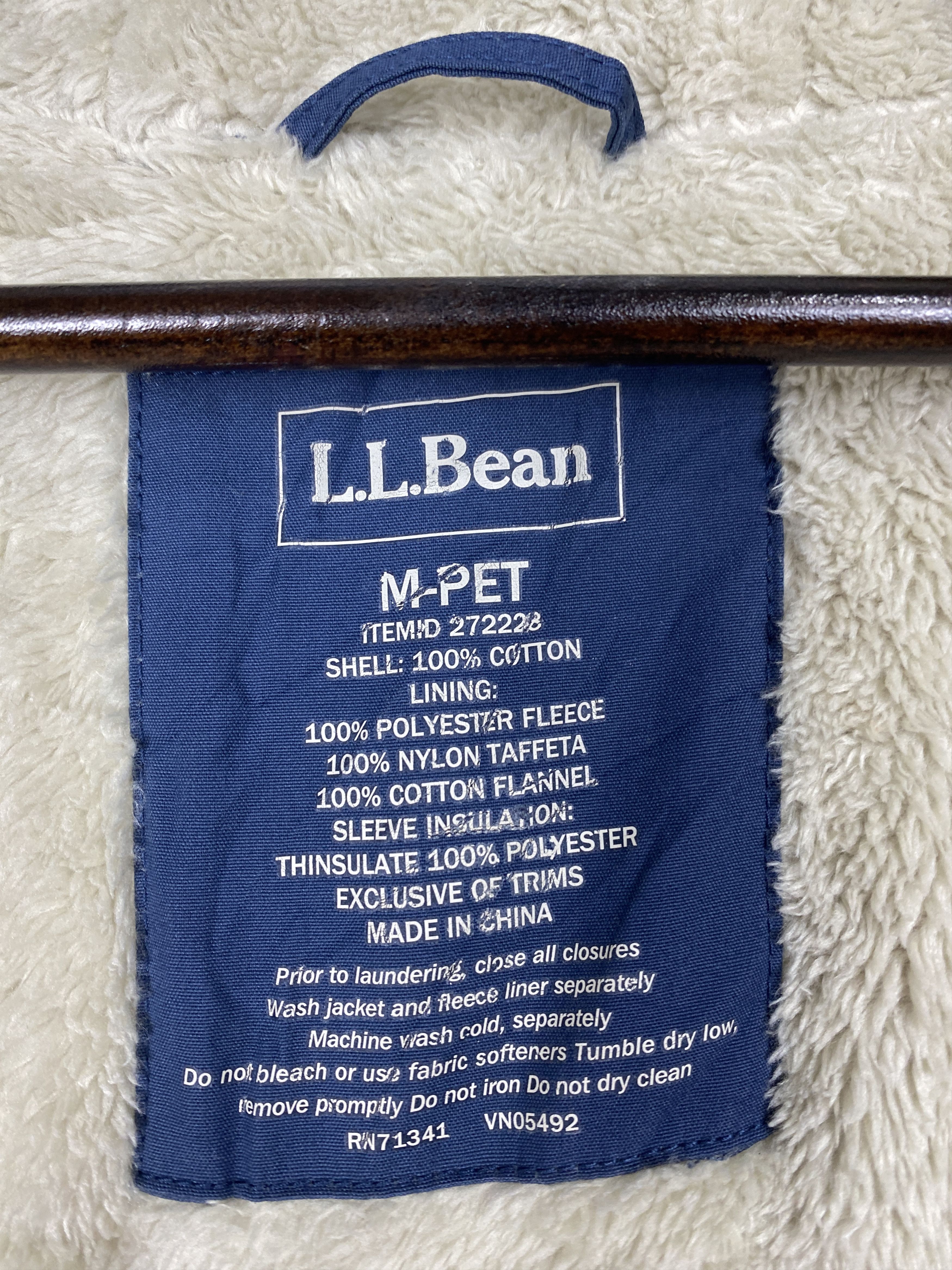 L.L. Bean Vintage L.L Bean Fleece Lining Long Jacket PJ2621 Size US M / EU 48-50 / 2 - 9 Thumbnail