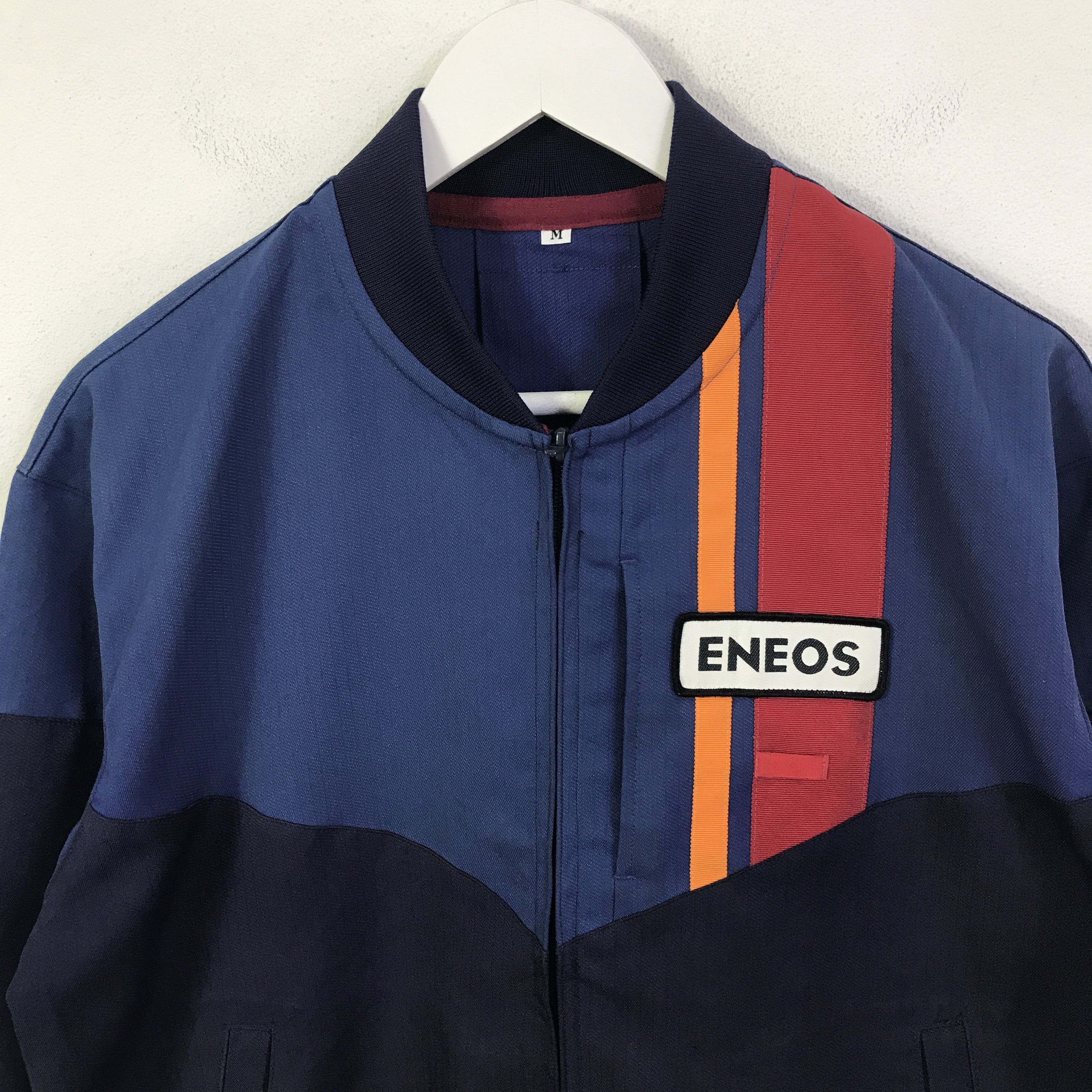 Japanese Brand Vtg eneos oil brand japan jacket K101B5 Size US M / EU 48-50 / 2 - 2 Thumbnail