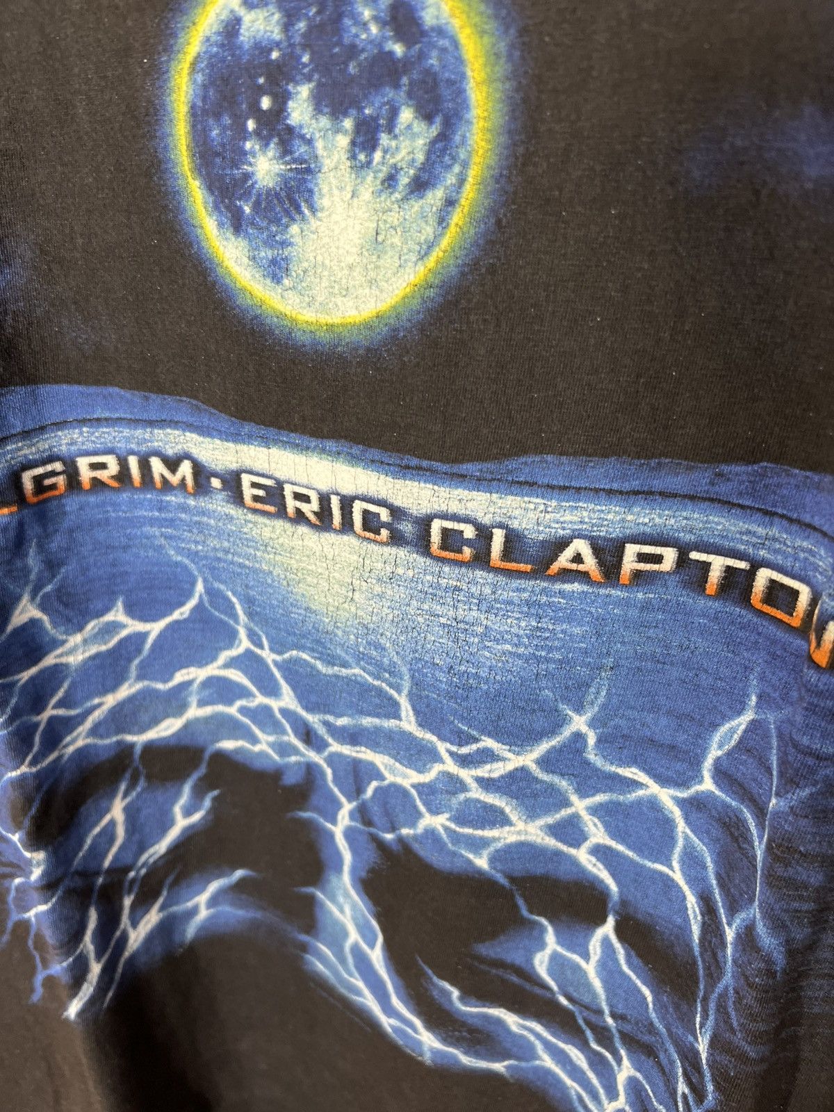 Band Tees vintage 90s Eric Clapton tour shirt rare Size US XL / EU 56 / 4 - 4 Thumbnail