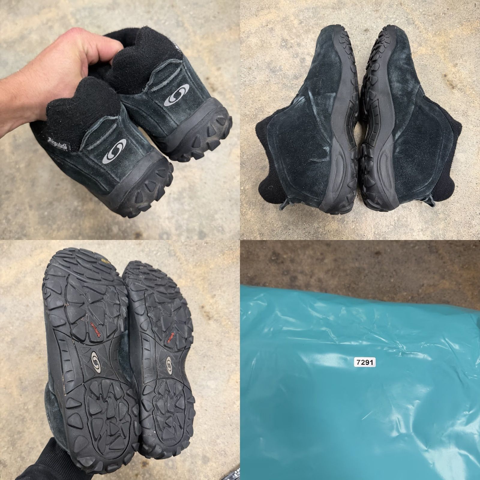 Salomon Salomon Snowclog Snow Clog Contagrip Suede Mens Size US 9 Black Size US 9 / EU 42 - 8 Thumbnail