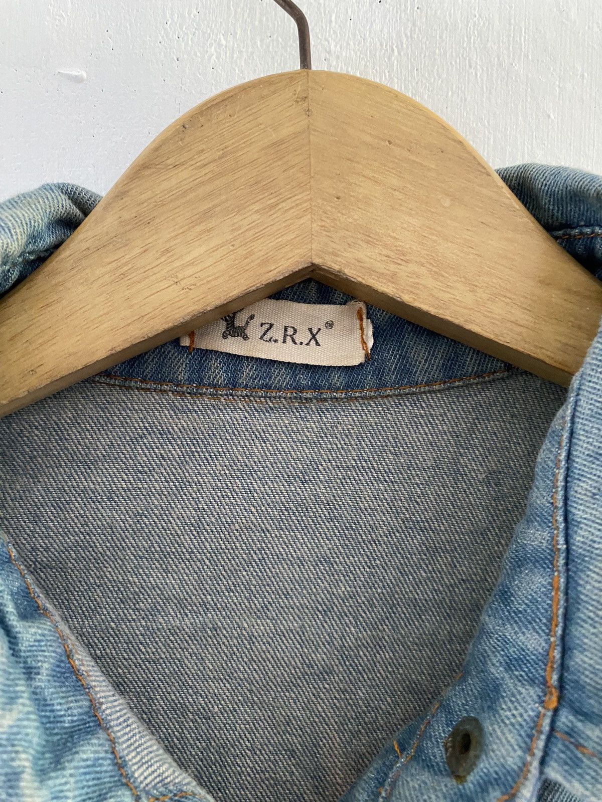 Vintage Distressed denim vest custom Size US M / EU 48-50 / 2 - 6 Thumbnail