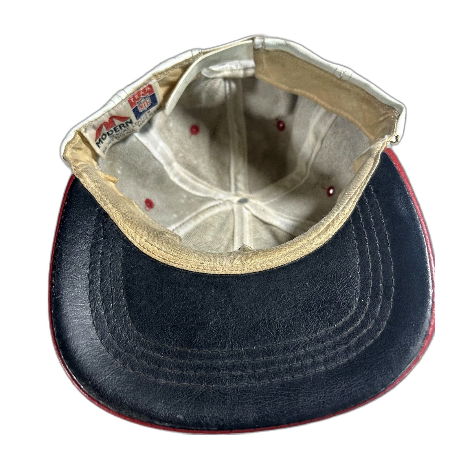 Sports Specialties Vintage 90's 49ers Genuine Leather Strapback Hat NFL Made In Size US XXS / EU 40 - 3 Thumbnail