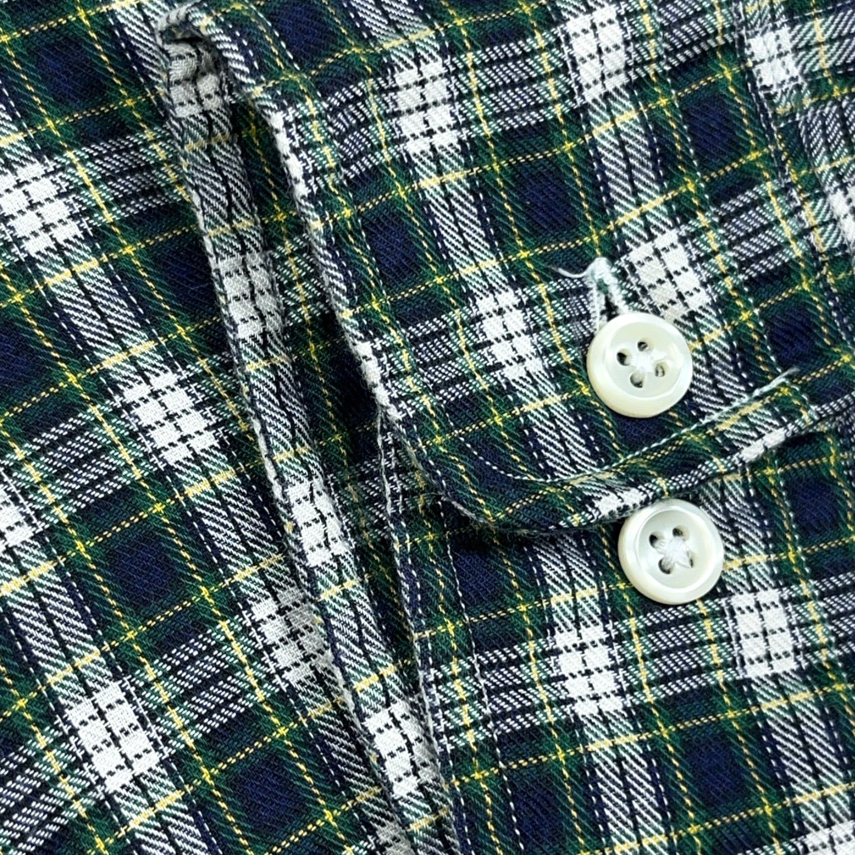 Ralph Lauren Ralph Lauren Button-Up Shirt Men XL Plaid Flannel Blue Green Cotton Collar Button-Front Casual All Seasons Size US XL / EU 56 / 4 - 5 Thumbnail