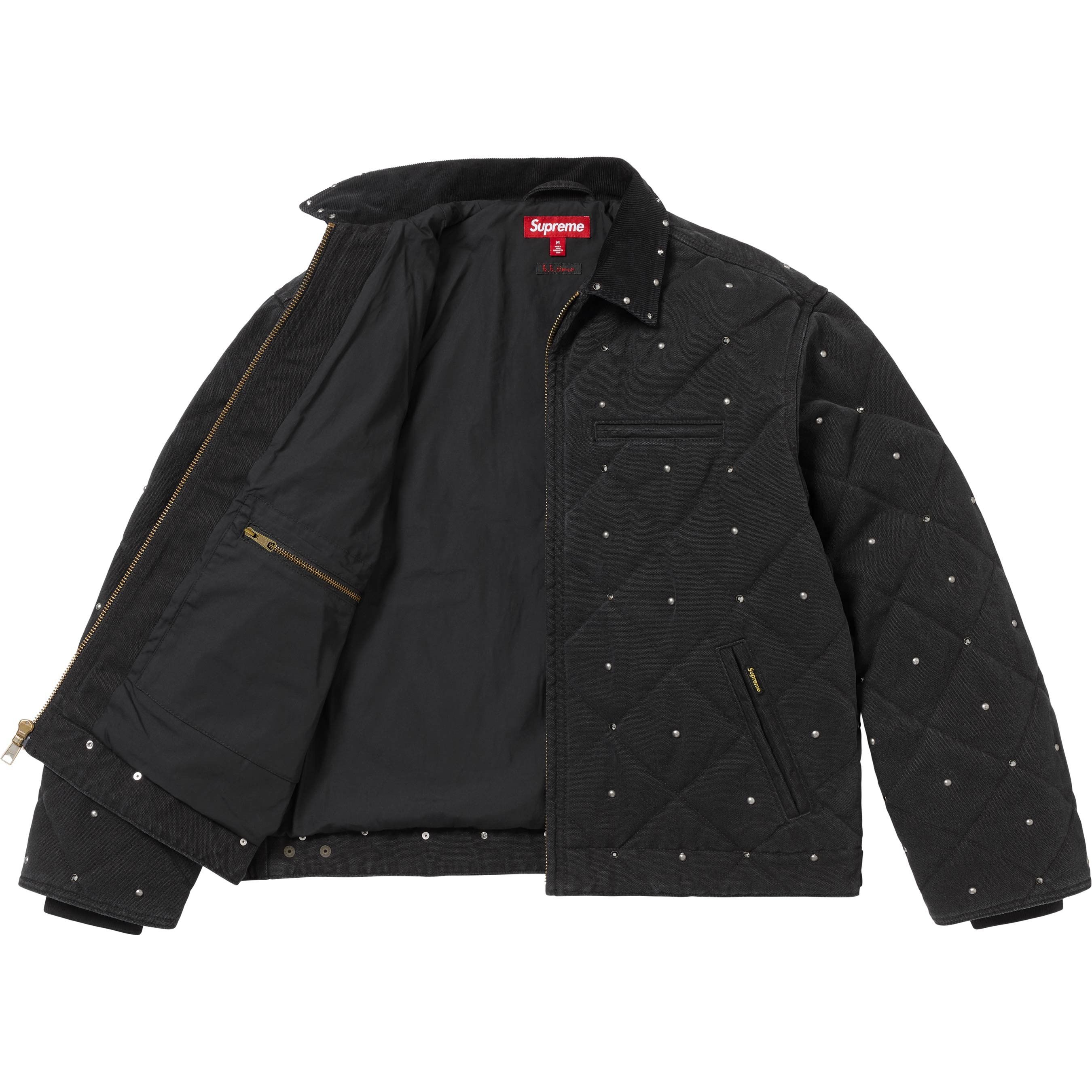 B.B. Simon × Supreme Supreme b. b. Simon Quilted Work Jacket Size US XL / EU 56 / 4 - 2 Thumbnail