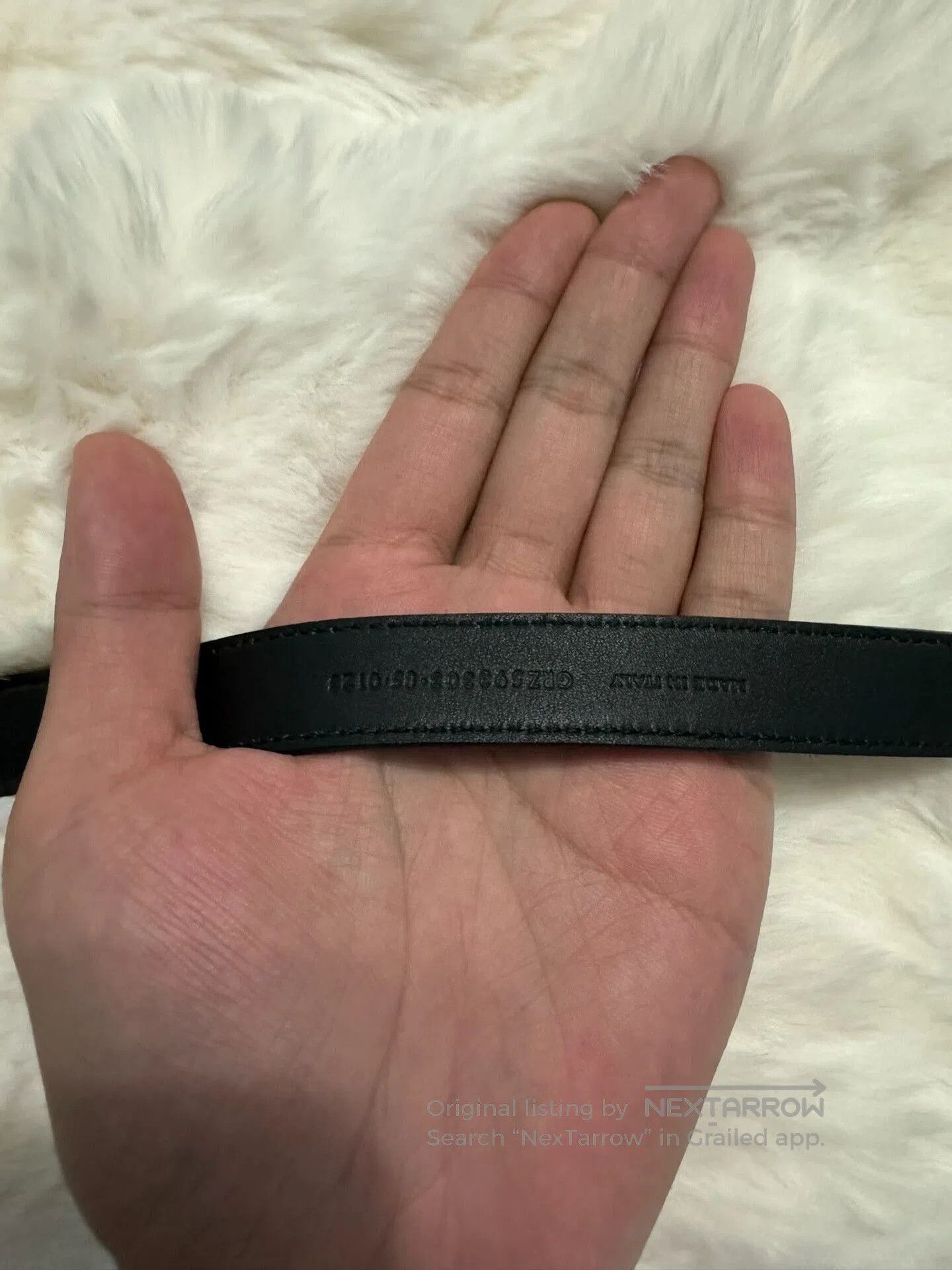 Saint Laurent Paris Saint Laurent YSL Leather Belt. Size ONE SIZE - 4 Thumbnail