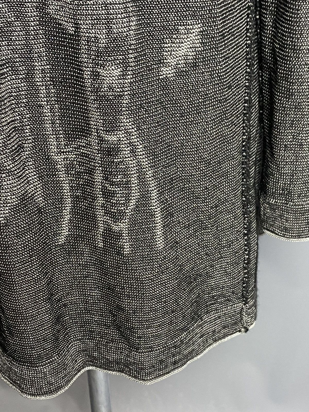 Diesel Diesel Wool Viscose Open Knit Cardigan Gray Graphic Eye XS Size XS / US 0-2 / IT 36-38 - 10 Thumbnail