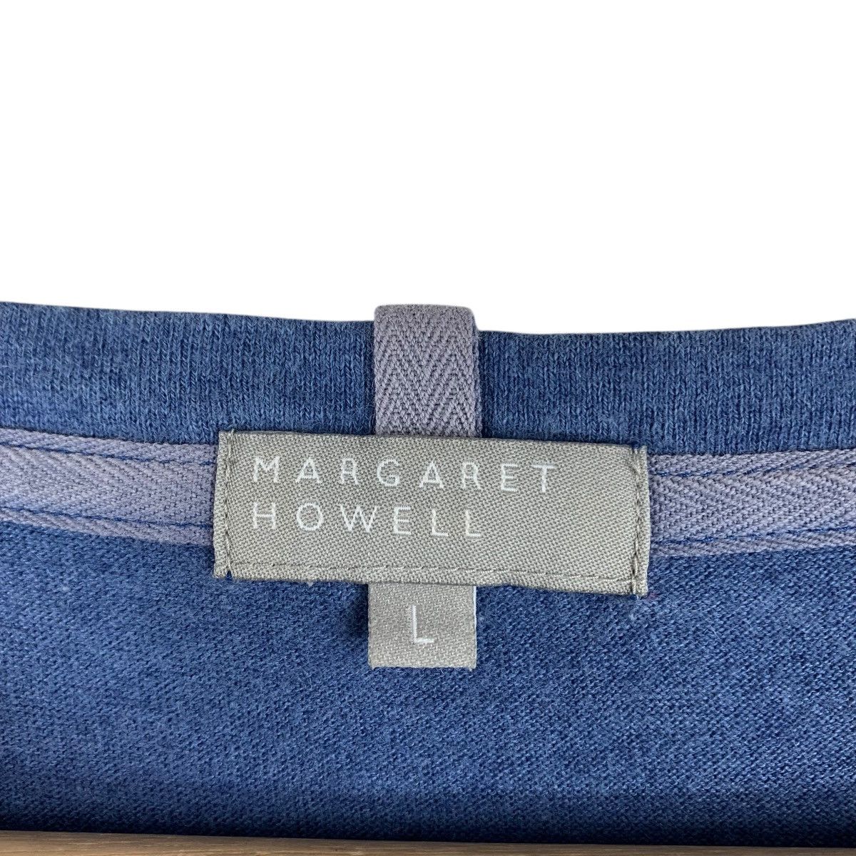 Designer × Margaret Howell MARGARET HOWELL v neck plain short sleeve tee Size US L / EU 52-54 / 3 - 3 Thumbnail