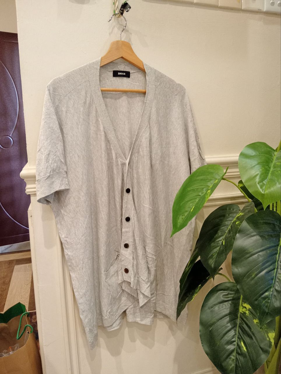 Zucca VINTAGE ZUCCA ISSEY MIYAKE SHORT SLEEVE OVERSIZED CARDIGAN Size M / US 6-8 / IT 42-44 - 1 Thumbnail