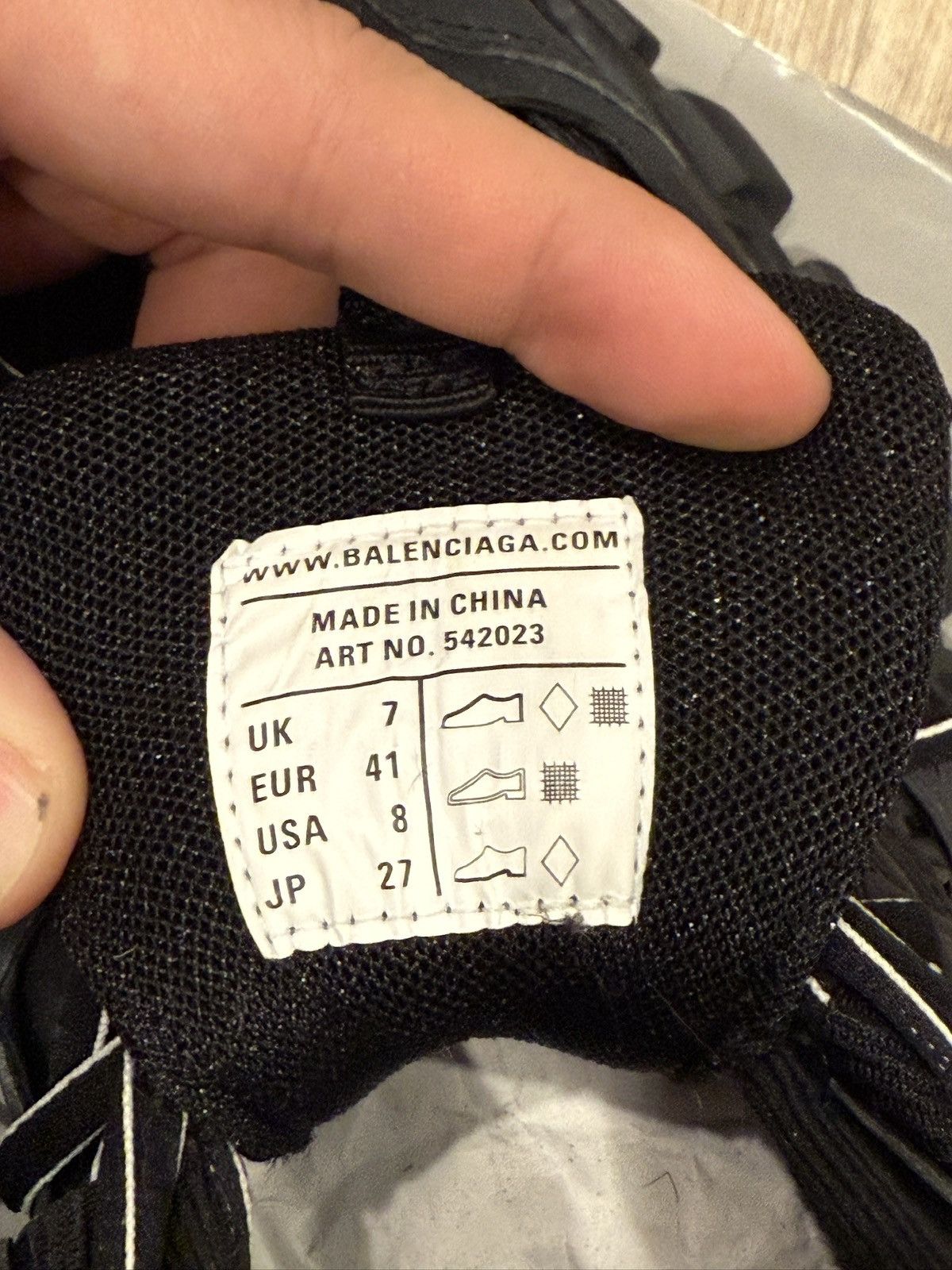Balenciaga Balenciaga Track Sneaker 'Triple Black' Size US 8 / EU 41 - 9 Thumbnail