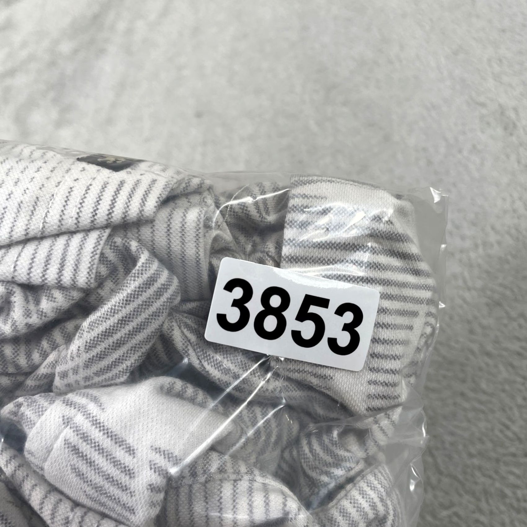 Nat Nast Nat Nast Polo Shirt Mens 2XL White Grey Palm Leaf Striped Short Sleeve Summer Size US XXL / EU 58 / 5 - 8 Thumbnail