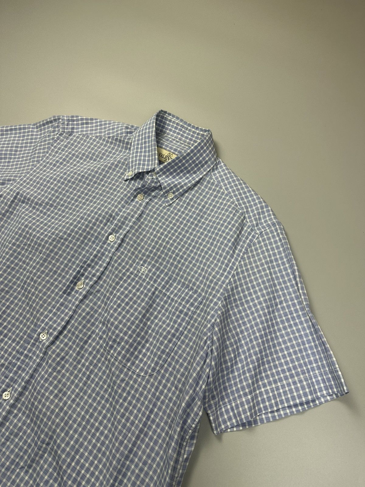 Valentino × Vintage Valentino Archive Check Polo Shirt Large Size US L / EU 52-54 / 3 - 2 Thumbnail