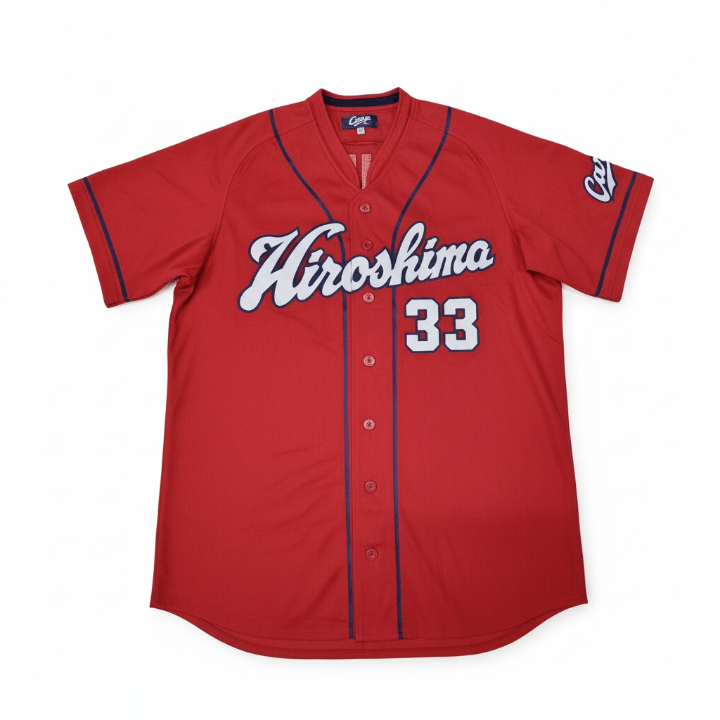 Japanese Brand Carp Hiroshima baseball jersey Size US L / EU 52-54 / 3 - 2 Thumbnail