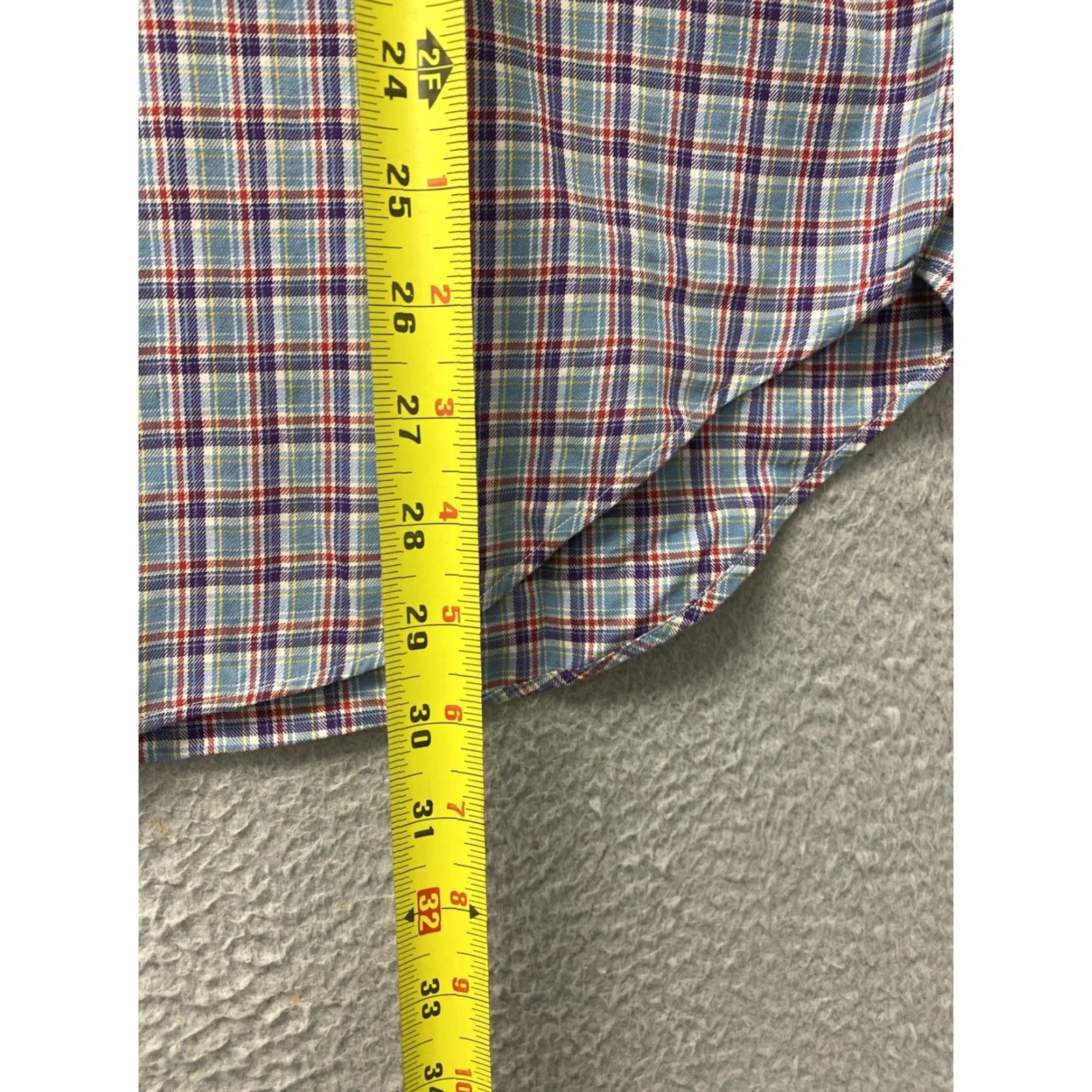 Ralph Lauren Ralph Lauren Plaid Dress Shirt Men Long Sleeve Button-Down Shirt L Red Multicolor Size US L / EU 52-54 / 3 - 6 Thumbnail
