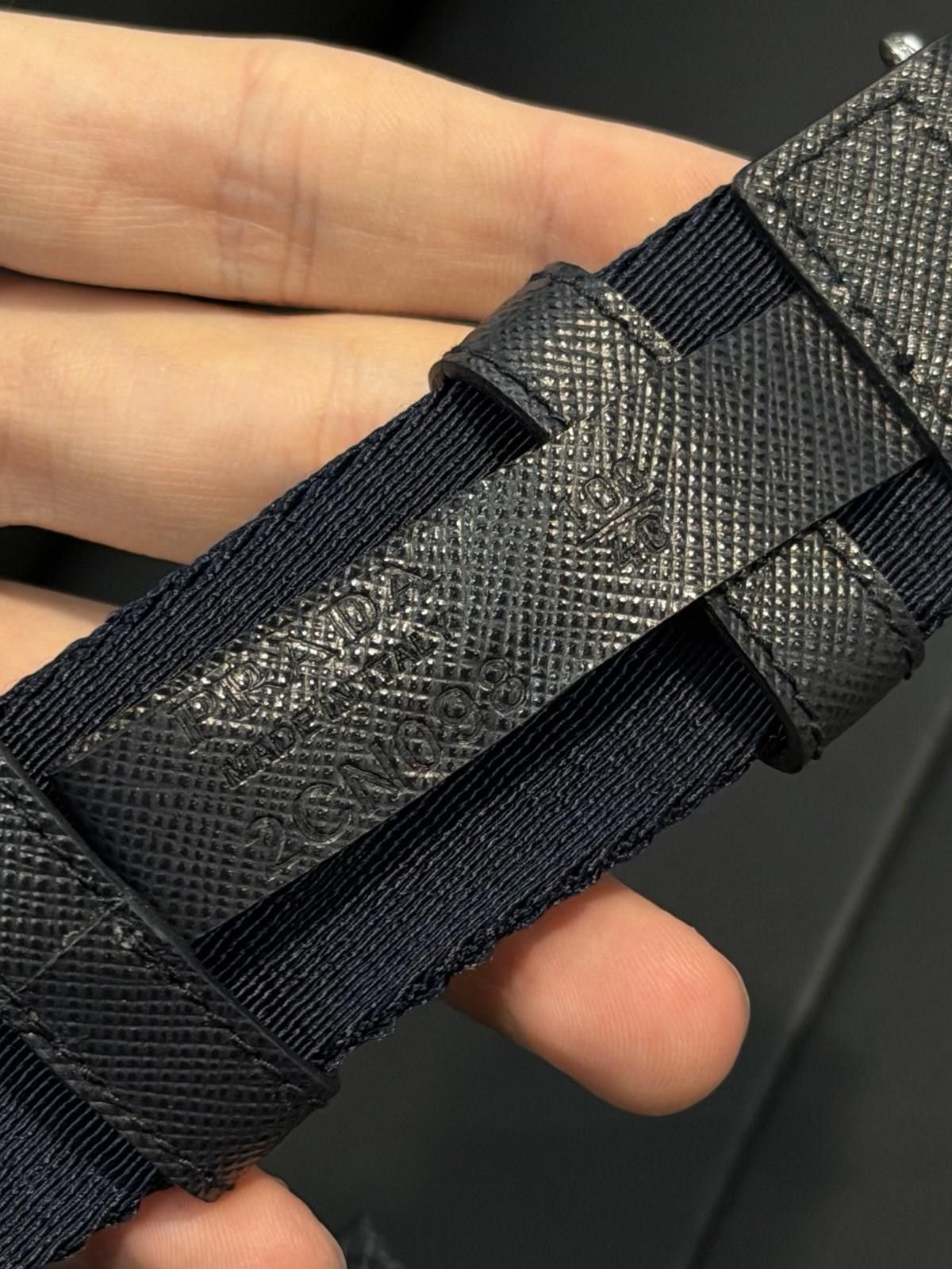 Prada PRADA Men's Belt Metal Blue 100% Authentic $650 Brand New Size ONE SIZE - 9 Thumbnail