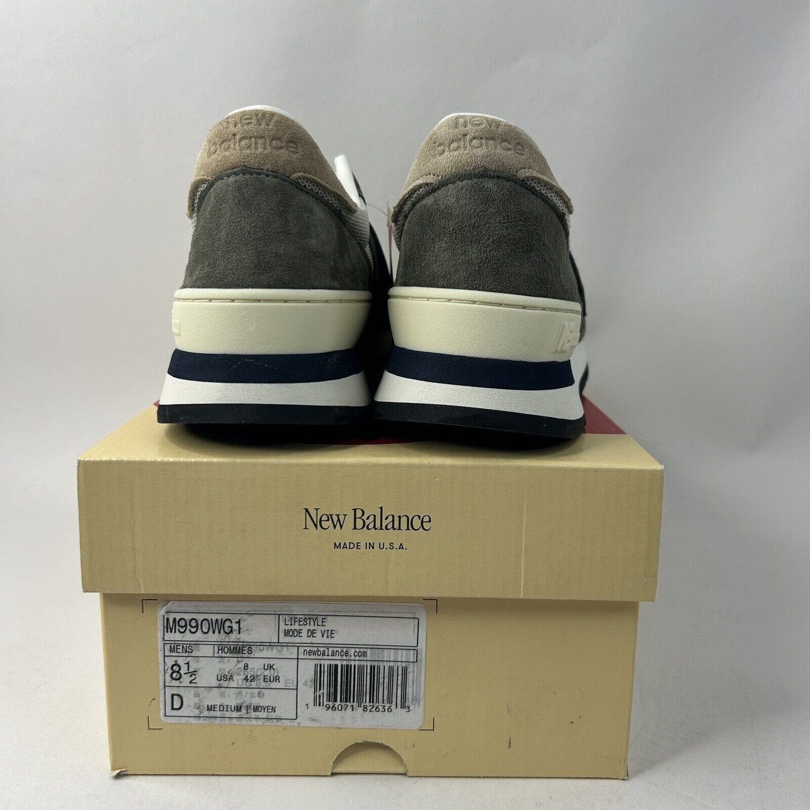 New Balance New Balance 990v1 x Teddy Santis MiUSA “Blue Grey” 2024 Size US 8.5 / EU 41-42 - 4 Thumbnail