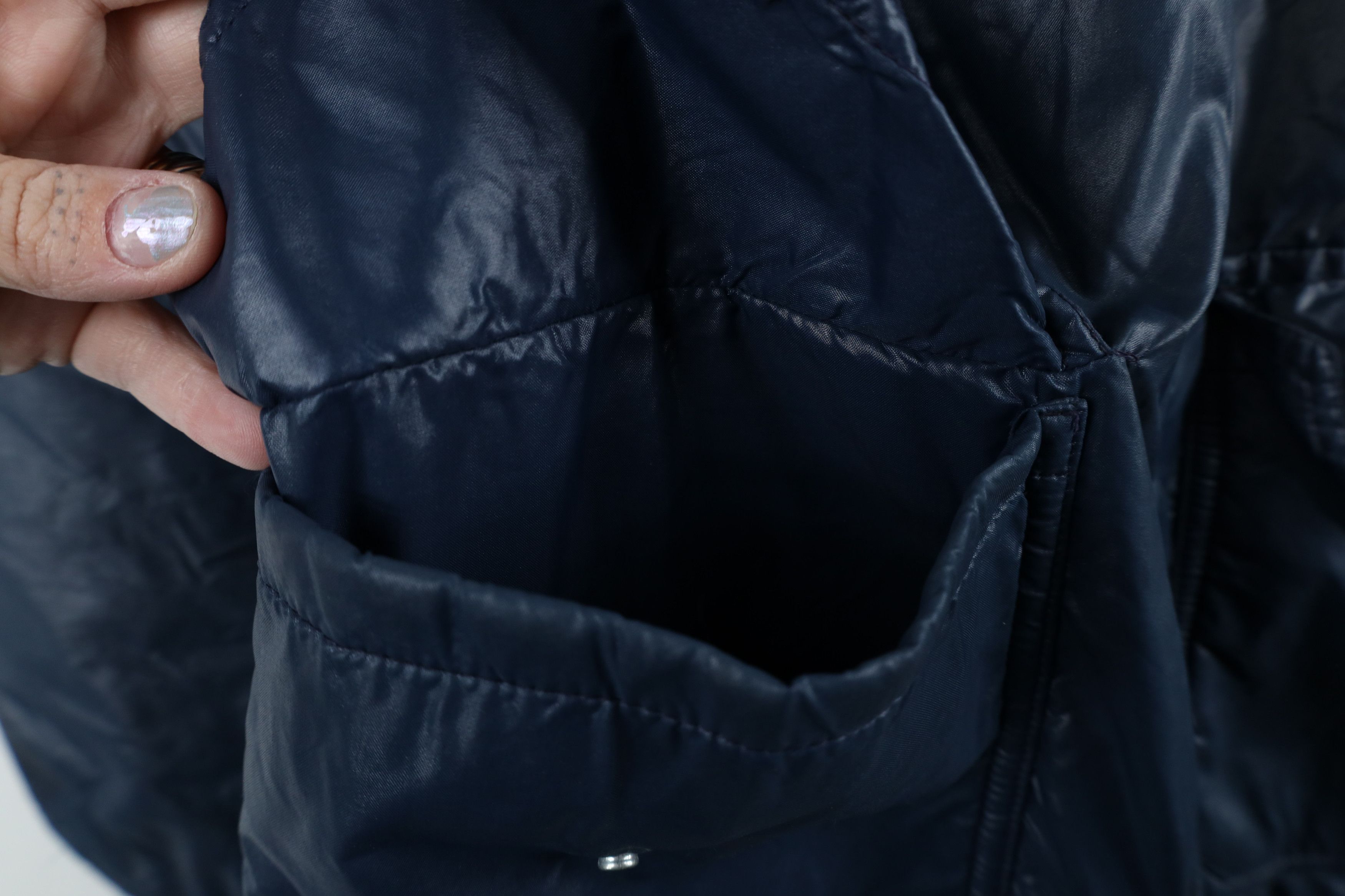 Champion × Vintage Vintage 60s Champion Running Oil Co Lined Jacket Blue USA Size US S / EU 44-46 / 1 - 8 Thumbnail