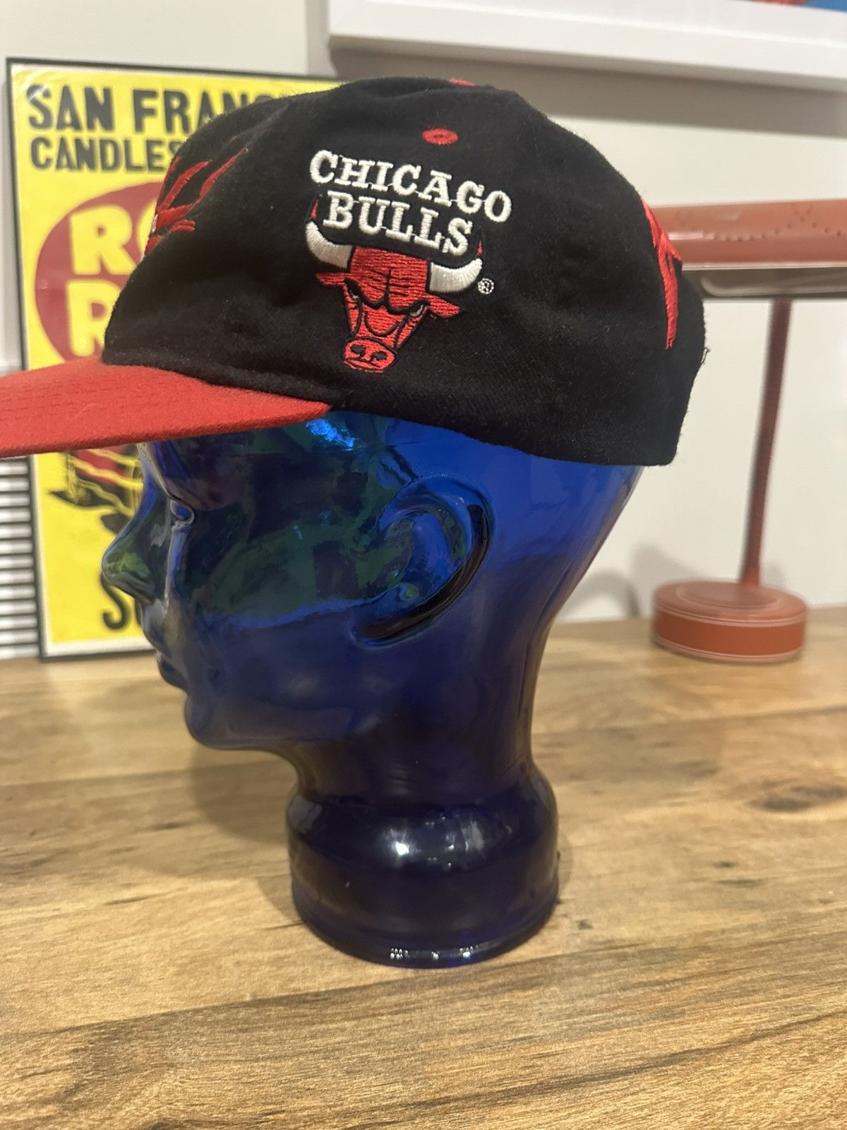 NBA Vintage Chicago Bulls Snapback with Rear Spellout Size ONE SIZE - 3 Thumbnail