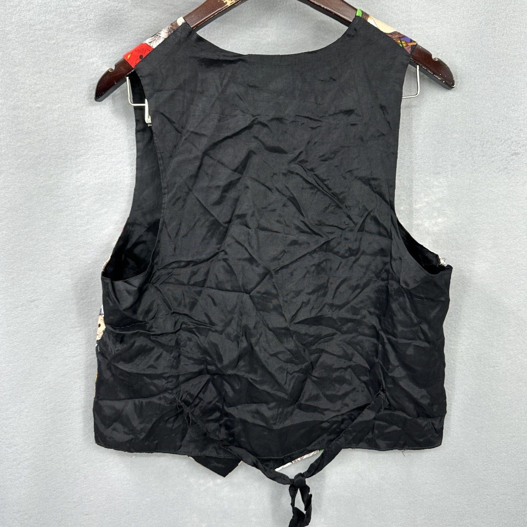 Vintage VINTAGE Capelli New York Vest Women One Size Black Halloween Cartoon Cat Designer Capelli Designs Monsters Clown READ House Size ONE SIZE - 7 Thumbnail