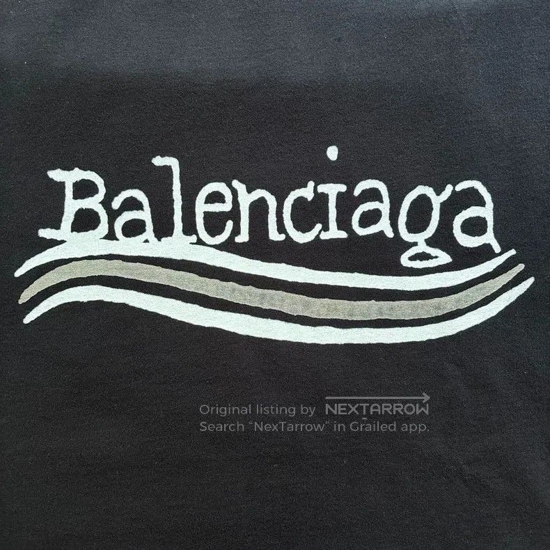 Balenciaga Balenciaga Black Graffiti Coke T-shirt. Size US M / EU 48-50 / 2 - 2 Thumbnail
