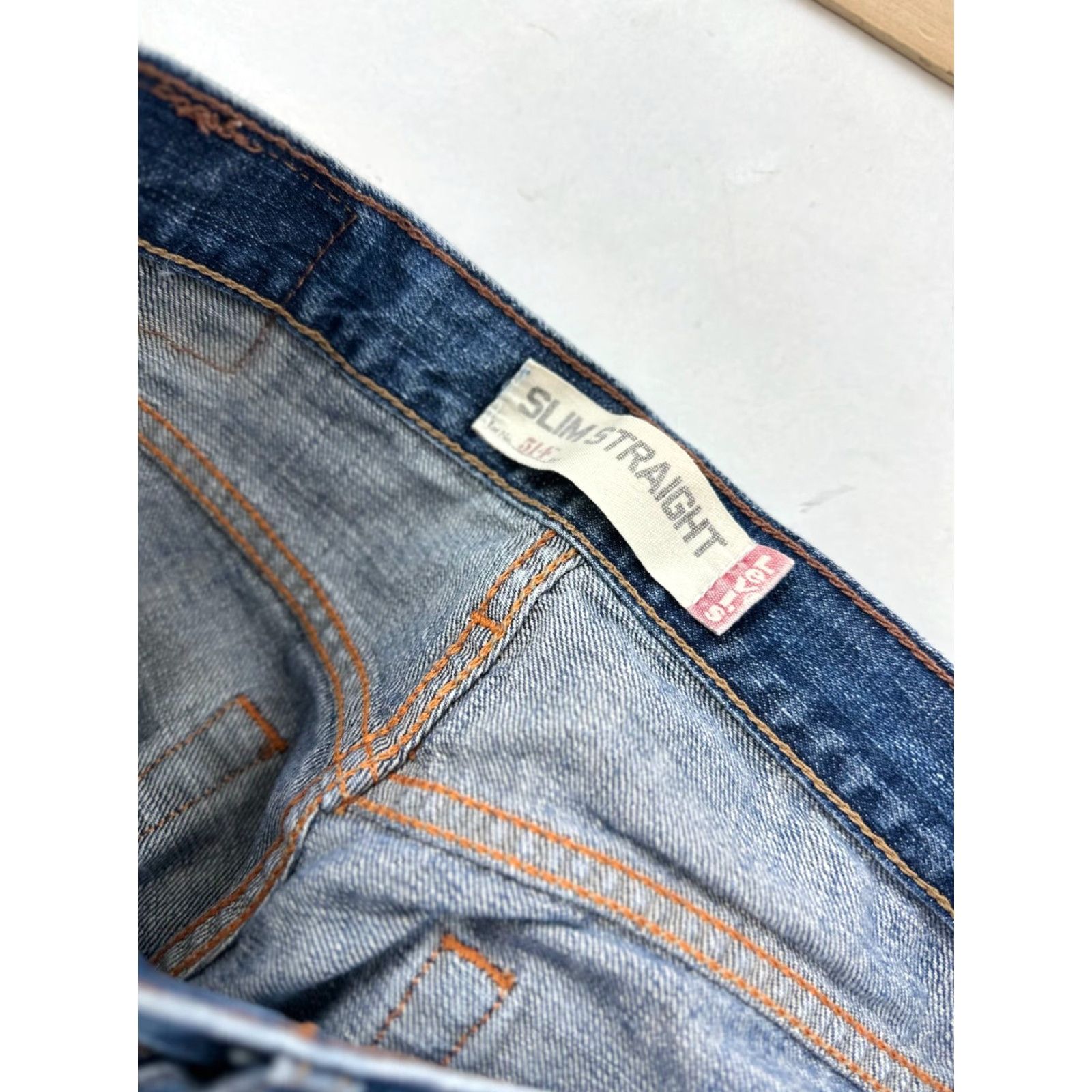 Levi's Levi’s 514 Jeans Mens 32x30 Blue Denim Mid Rise Slim Straight Leg Preppy Shirt Order Size US 32 / EU 48 - 3 Thumbnail