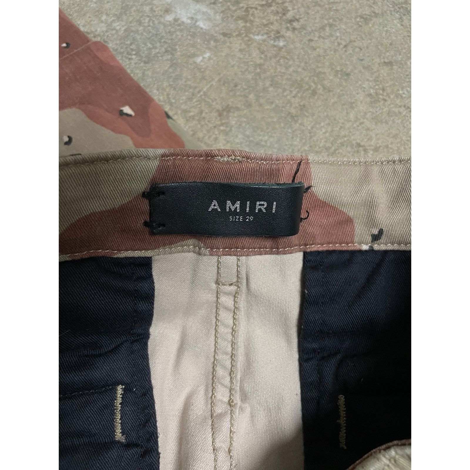 Amiri Amiri Cargo Pants Desert Camo 29 Used Size US 29 - 4 Thumbnail