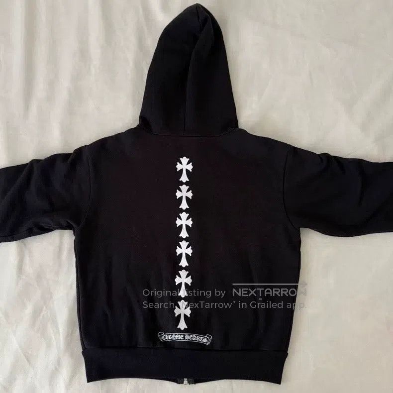Chrome Hearts CHROME HEARTS Size S Three-cross zipper sweater Size US S / EU 44-46 / 1 - 2 Thumbnail