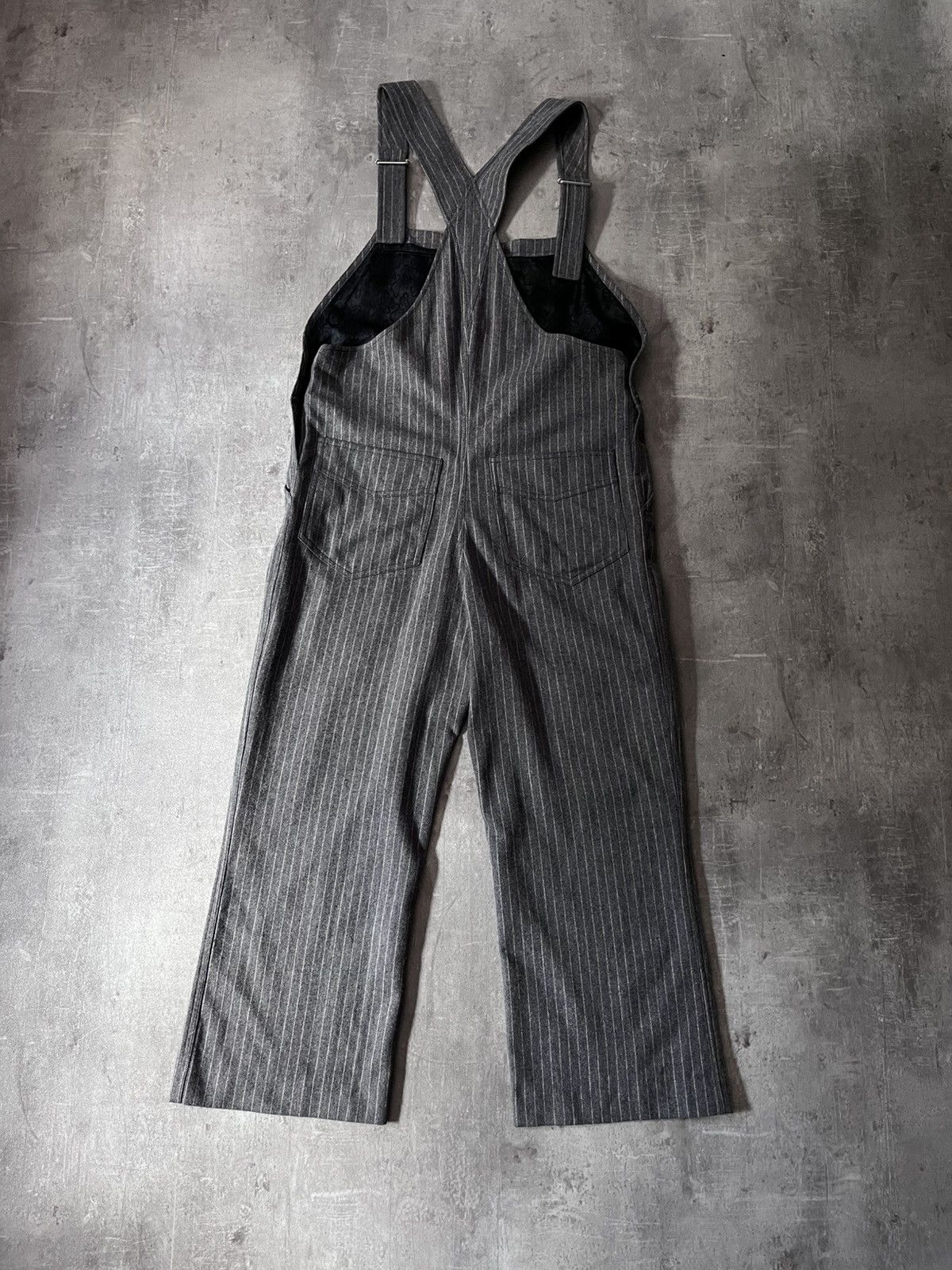Acne Studios Acne Studios wool overalls grey striped Size US 30 / EU 46 - 5 Thumbnail