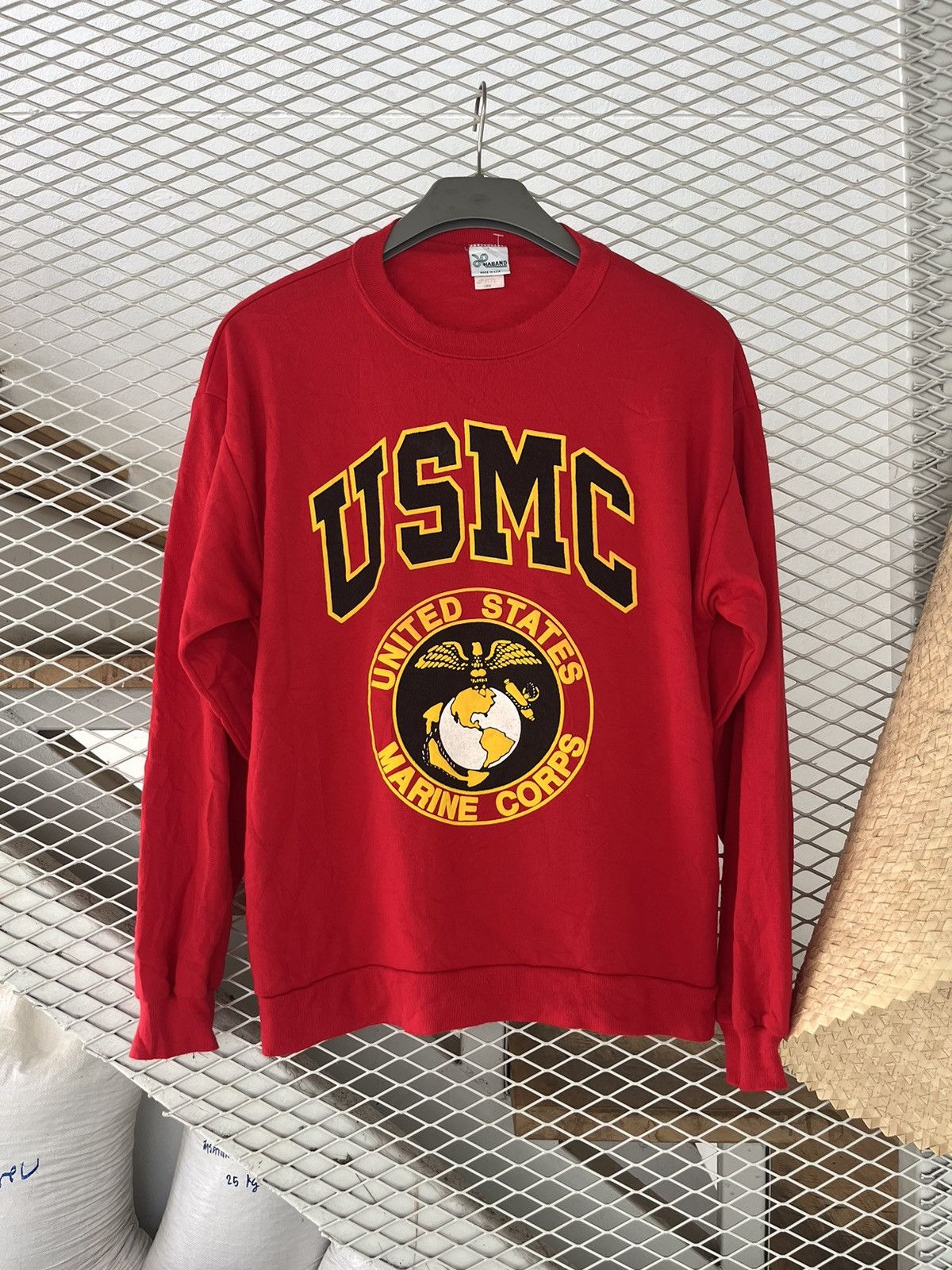 Vintage Vintage USMC United States Marine Corps 90’s Sweater Shirt Size US L / EU 52-54 / 3 - 2 Thumbnail