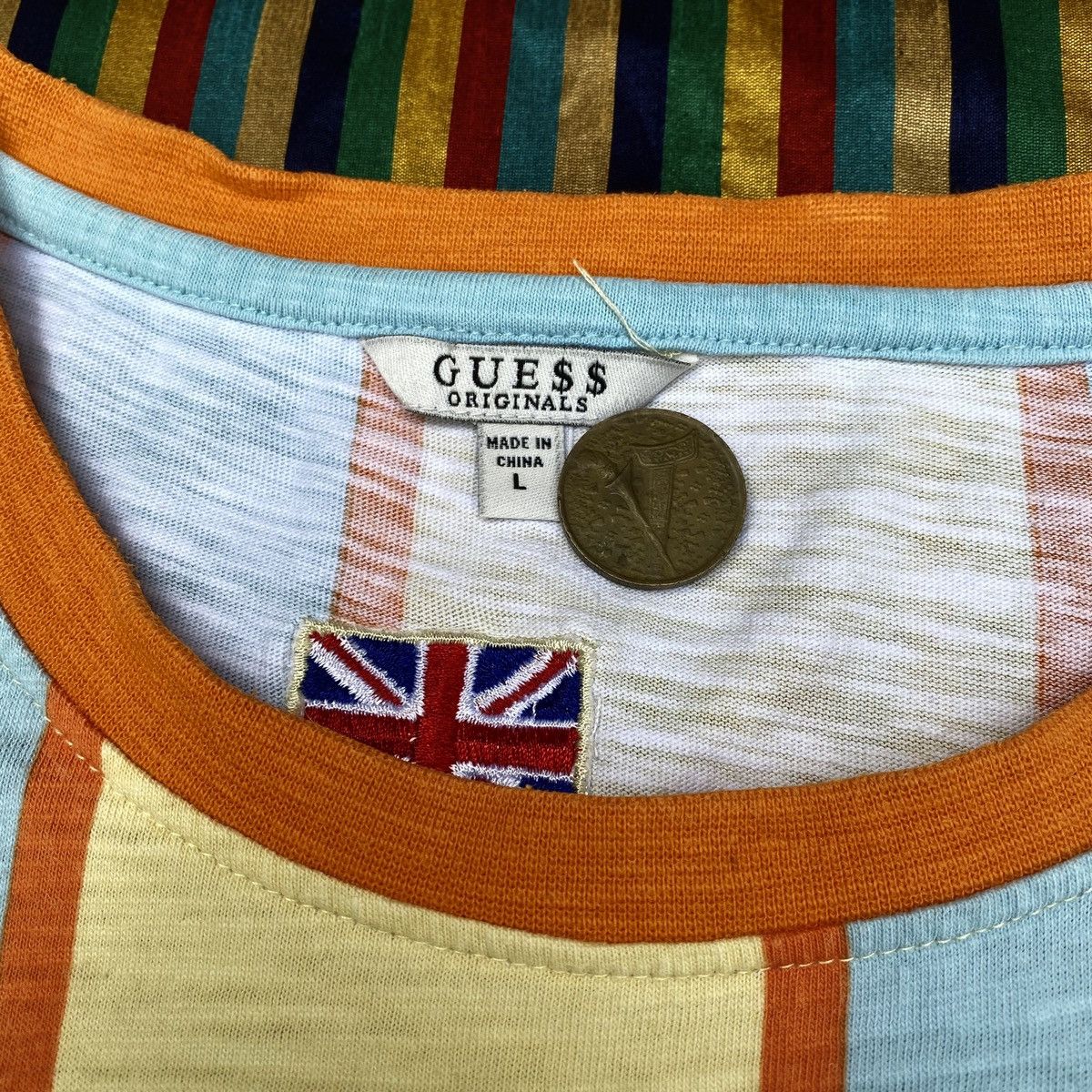 Other GUESS JEANS LONDON ASAP ROCKY Embroidered Multicolor Tee Size US L / EU 52-54 / 3 - 5 Thumbnail