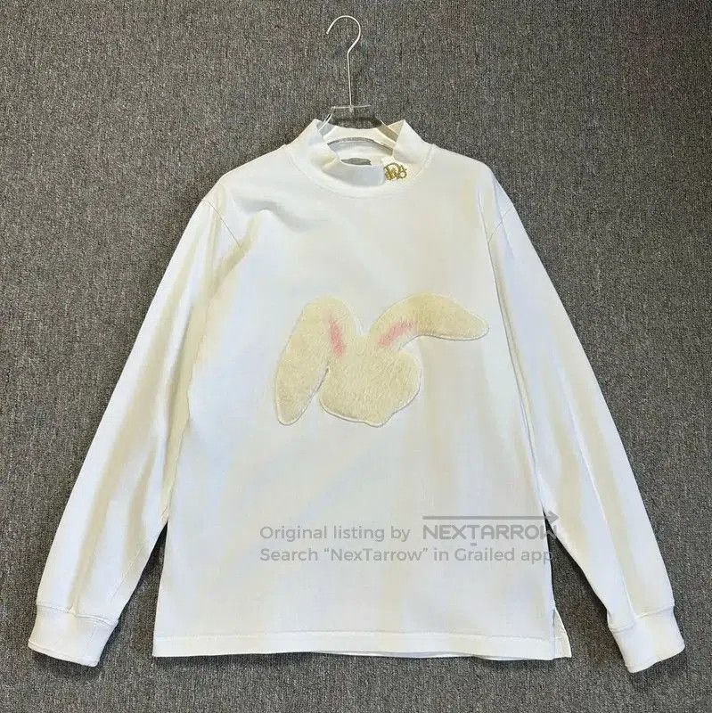 Dior Dior Long Sleeve White Cotton Top with Bunny Design . Size US M / EU 48-50 / 2 - 1 Thumbnail
