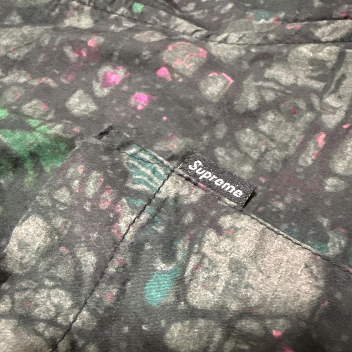 Supreme Supreme Acid Floral Long sleeve Button Up Shirt Size M FW18 Size US M / EU 48-50 / 2 - 9 Thumbnail
