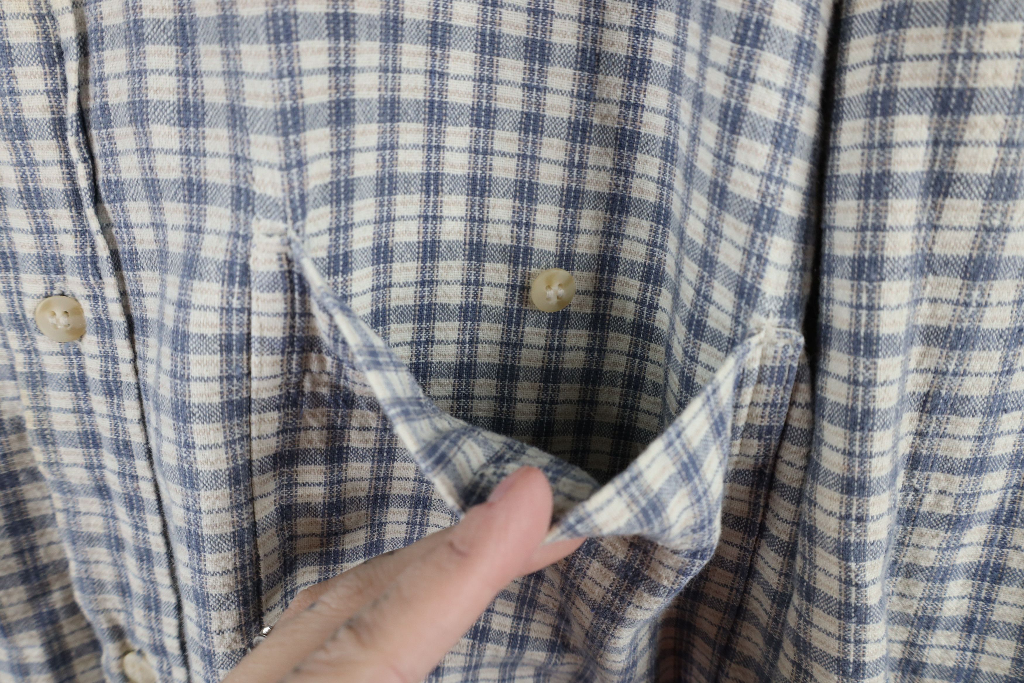 Vintage Vintage 90s Streetwear Blend Denim Collar Button Down Shirt Size US XXL / EU 58 / 5 - 9 Thumbnail
