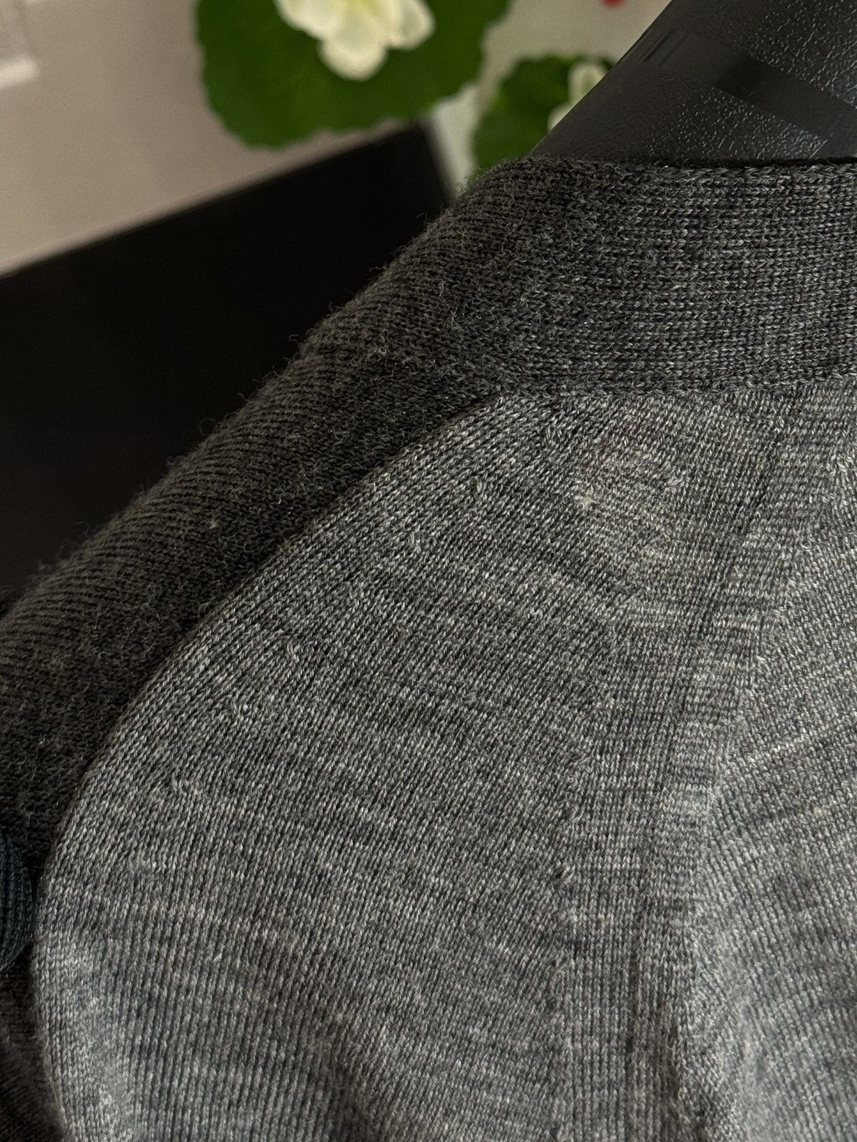 Undercover Sample AW11 "Mirror" Merino Wool Two Tone Cardigan Size US M / EU 48-50 / 2 - 7 Thumbnail