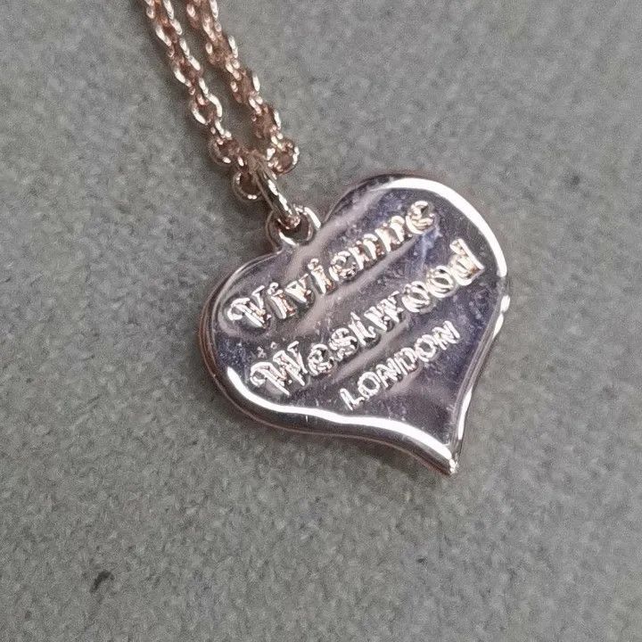 Vivienne Westwood Vivienne Westwood Heart Glass Pearl Necklace Size ONE SIZE - 4 Thumbnail