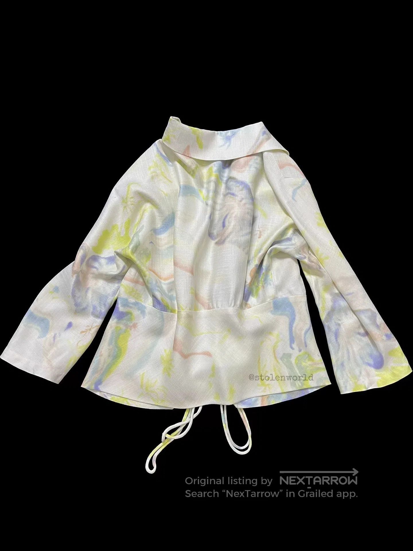 Issey Miyake Issey Miyake 2006 Drawstring Top. Size S / US 4 / IT 40 - 3 Thumbnail