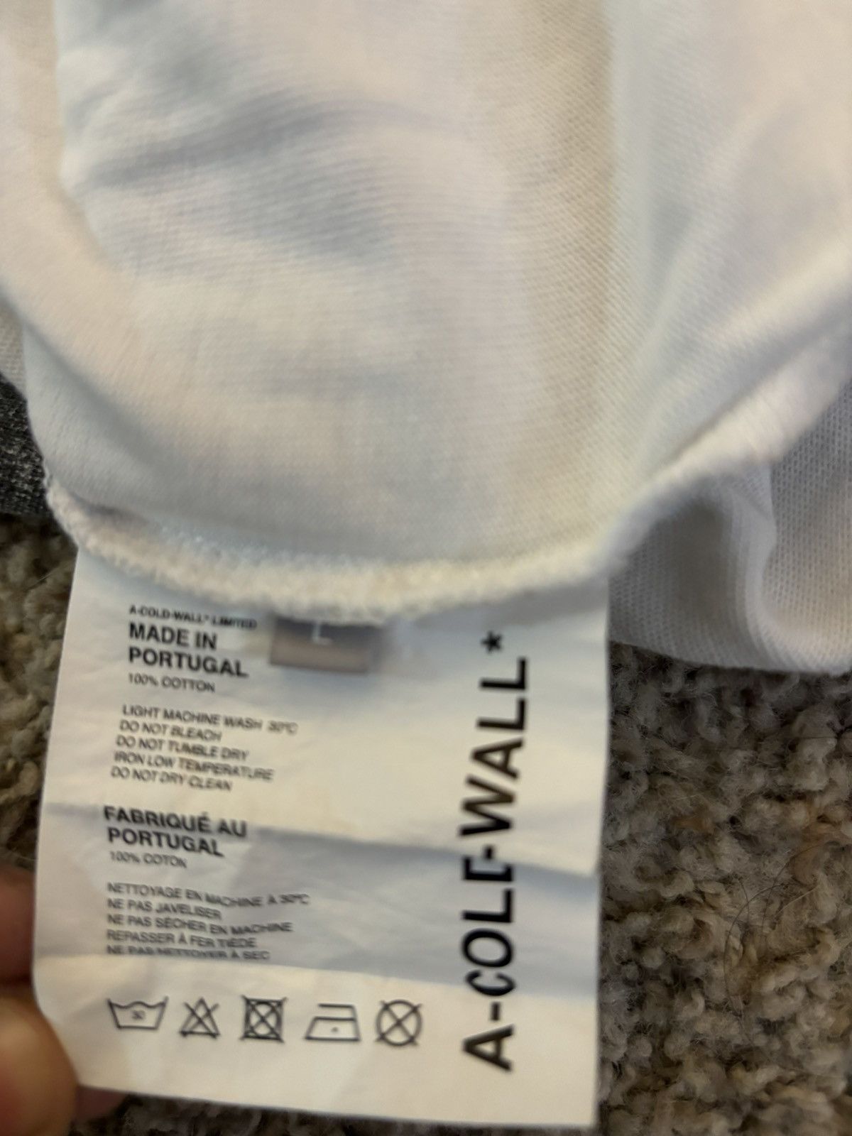 A-COLD-WALL* A Cold Wall white t shirt Size US L / EU 52-54 / 3 - 4 Thumbnail