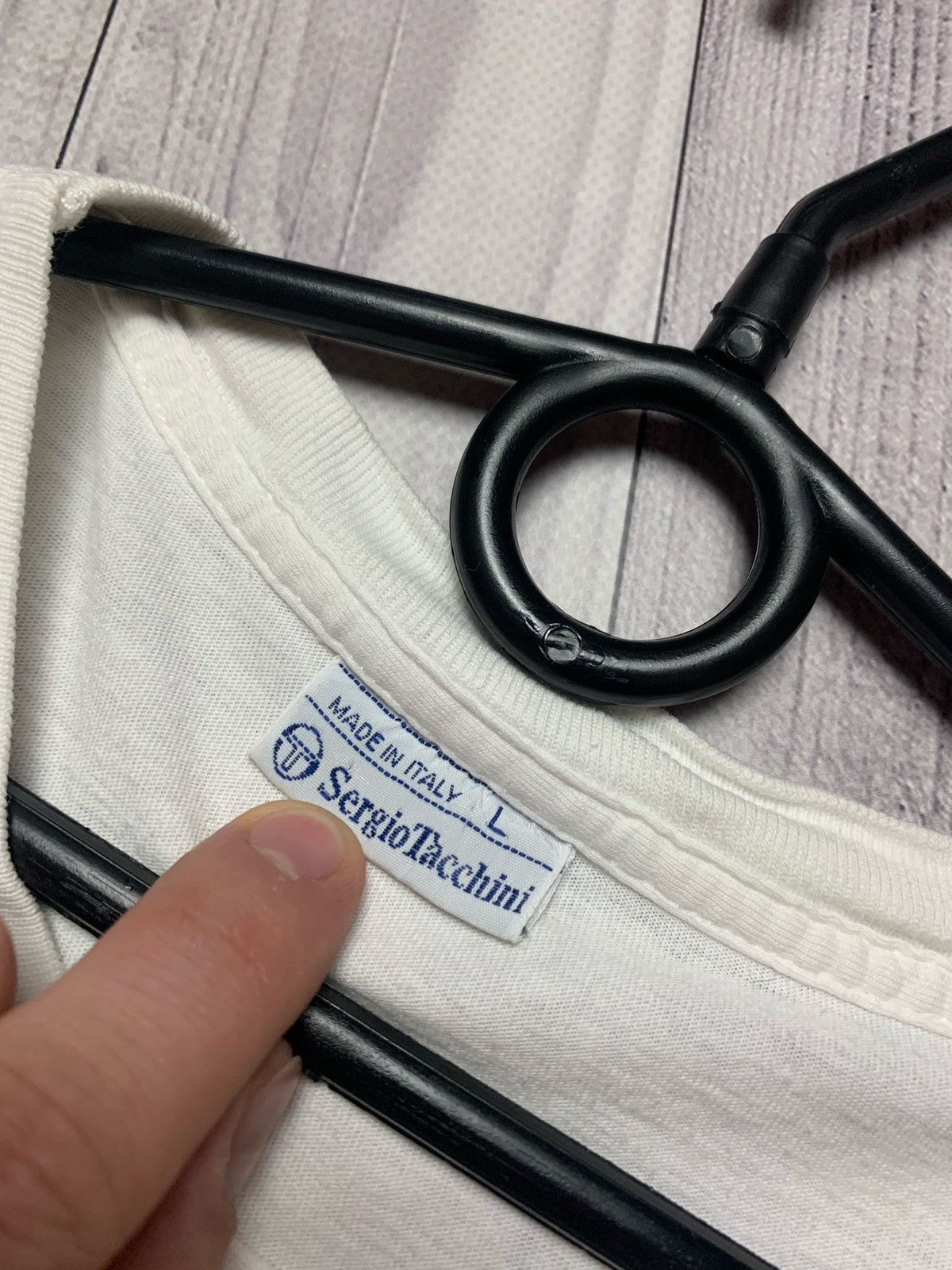 Sergio Tacchini × Vintage Sergio tacchini vintage T-shirt tennis Size L Size US L / EU 52-54 / 3 - 3 Thumbnail