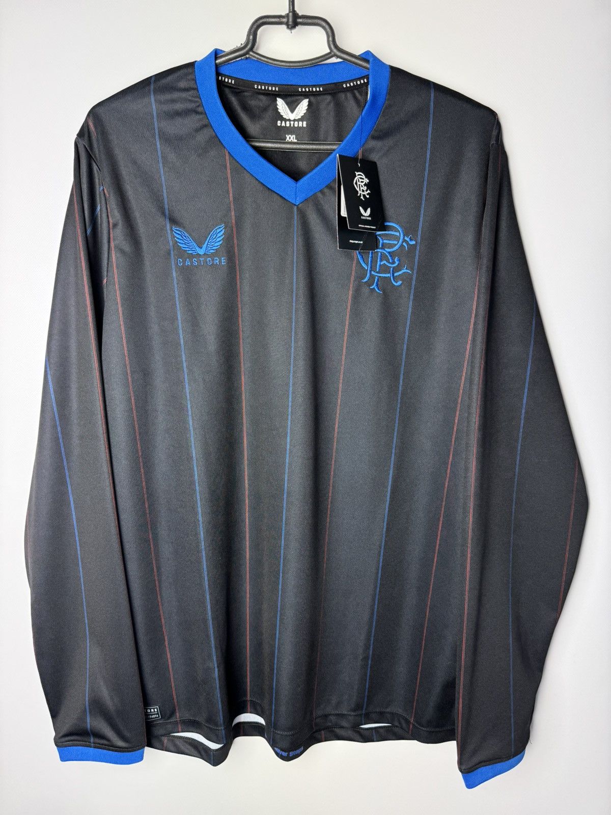 Castore Glasgow Rangers 2022 2023 Fourth Shirt Soccer Jersey Castore Size US XXL / EU 58 / 5 - 1 Thumbnail