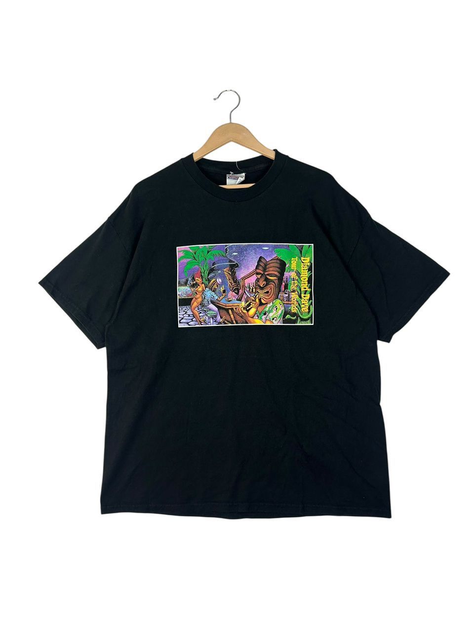 Band Tees Vintage David Lee Roth / Diamond Dave Tour of The World Tee Size US XL / EU 56 / 4 - 1 Thumbnail
