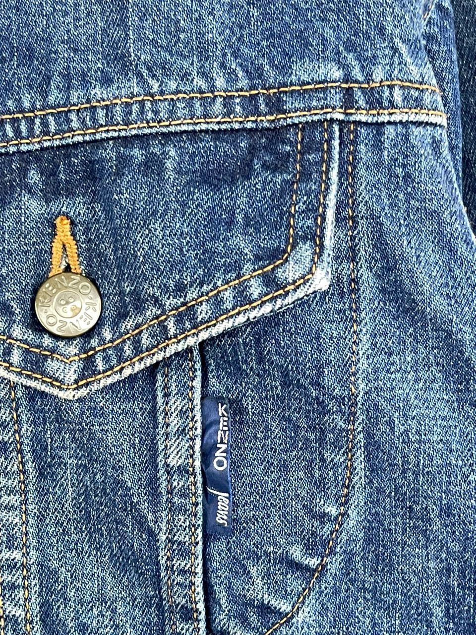 Designer × Japanese Brand × Kenzo Kenzo Jeans Distressed Denim Jacket Size US L / EU 52-54 / 3 - 7 Thumbnail