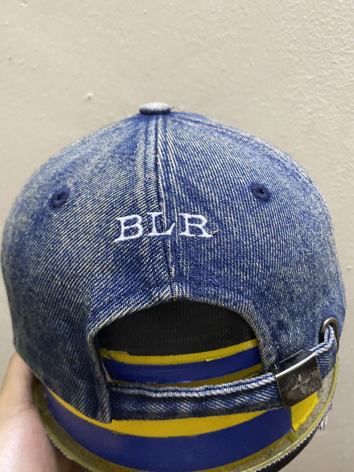 Other BLR Grunge Denim Distressed Washout Avant Garde Cap Size ONE SIZE - 5 Thumbnail