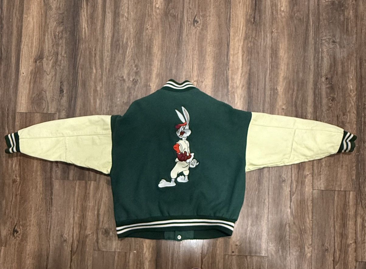 Vintage Vintage looney toons vintage letterman jacket Size US M / EU 48-50 / 2 - 2 Thumbnail