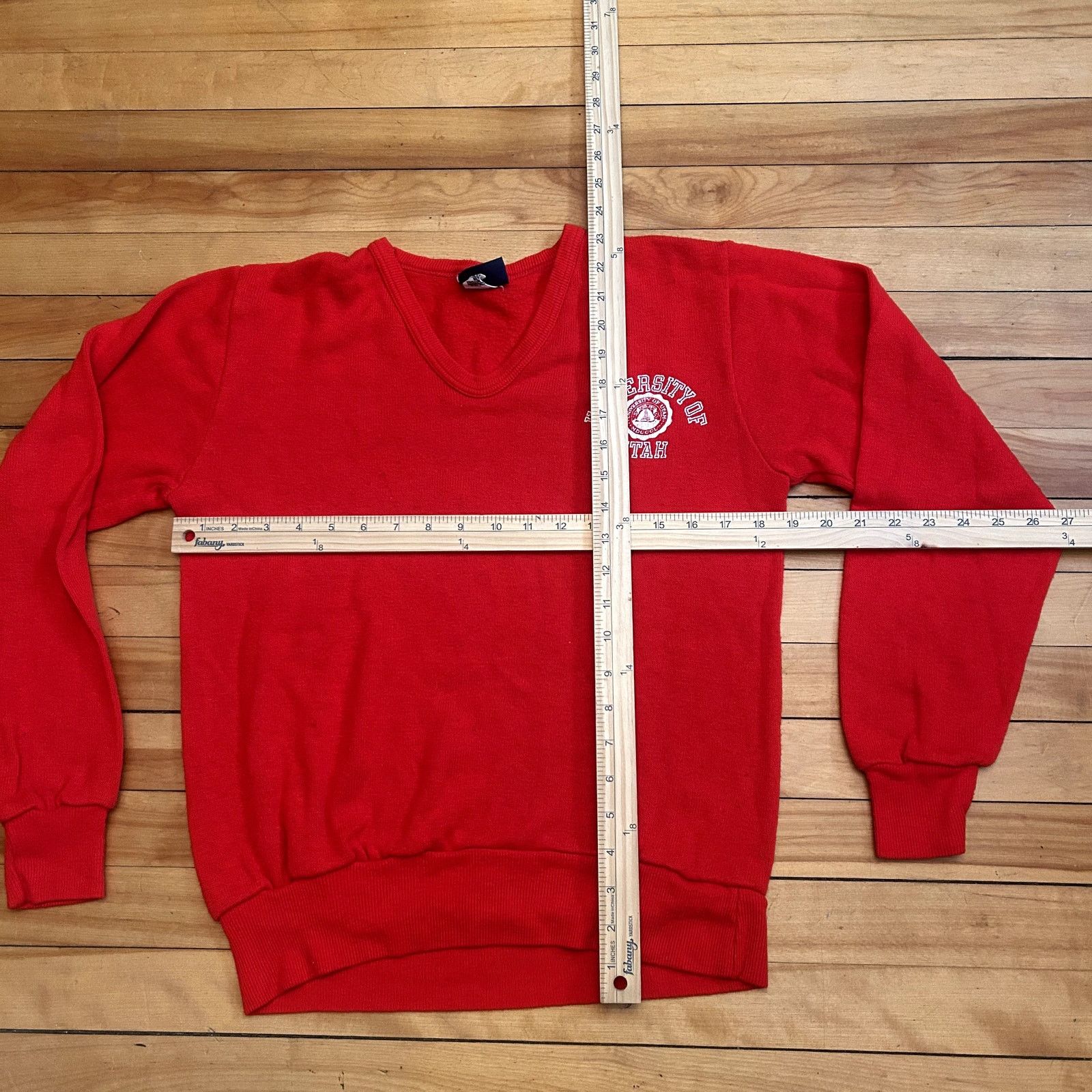 Jansport Vintage Jansport University of Utah Red Sweater Medium Size US M / EU 48-50 / 2 - 4 Thumbnail
