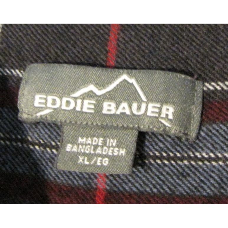 Eddie Bauer Eddie Bauer XL Gray Red White Plaid Flannel Shirt Size US XL / EU 56 / 4 - 3 Thumbnail